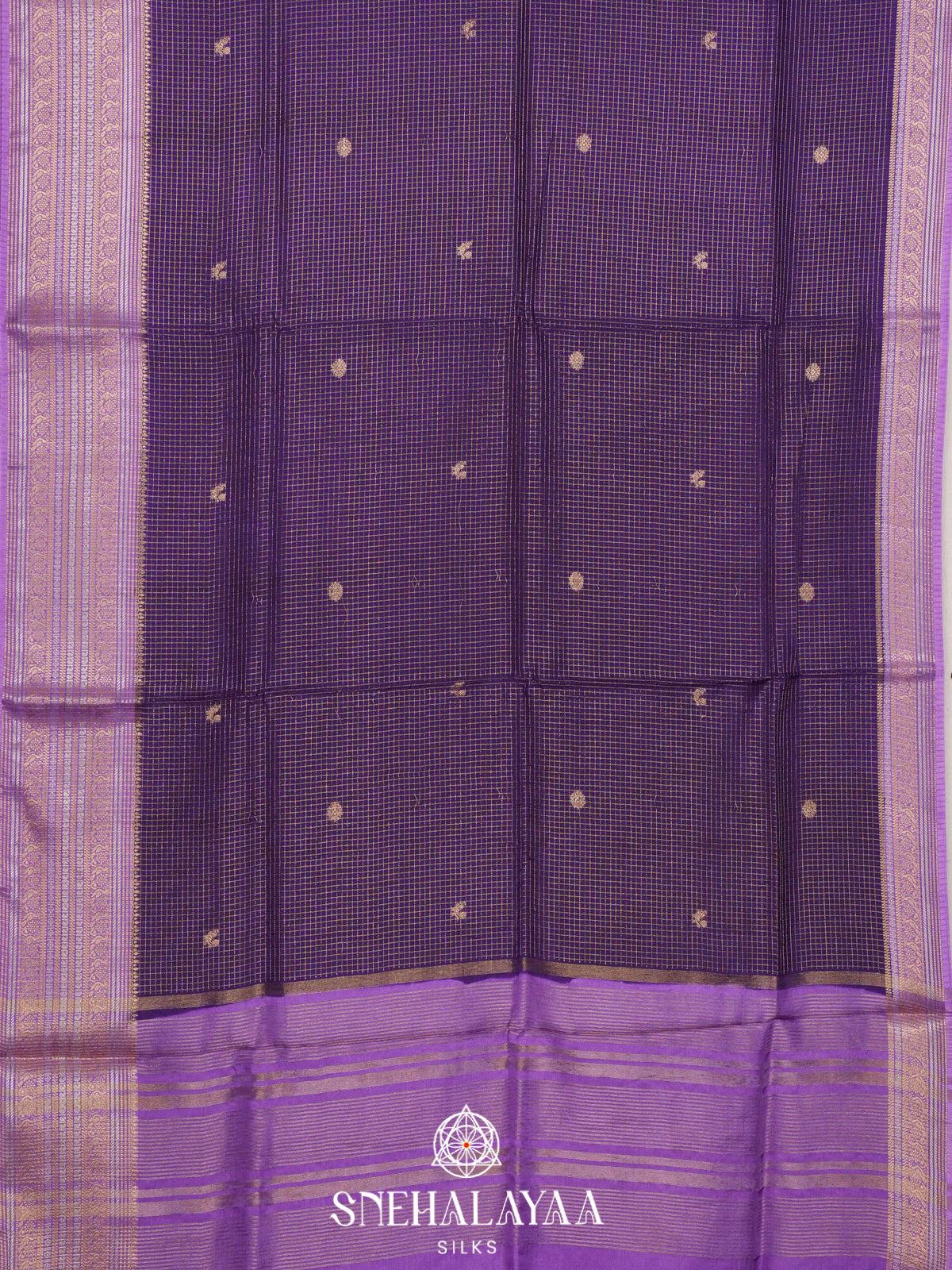 Purple  Banaras Saree