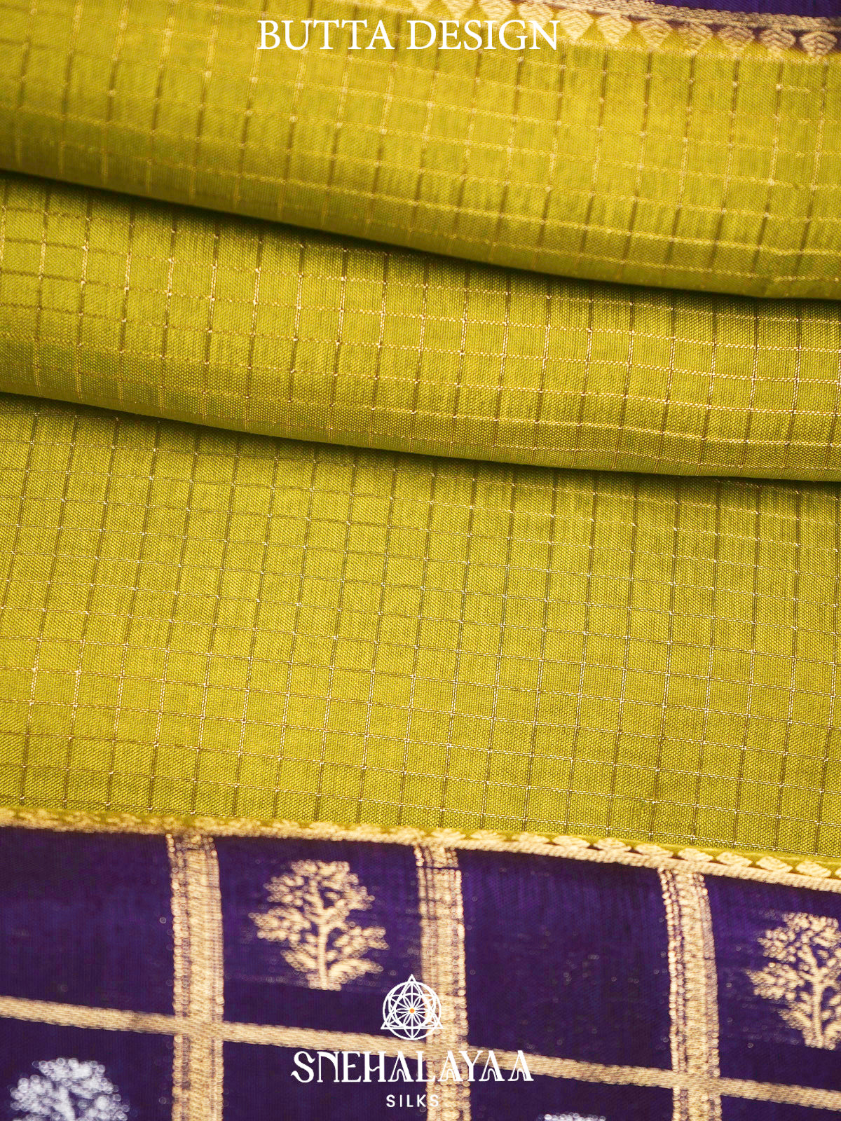 Lemon Yellow  Banaras Saree