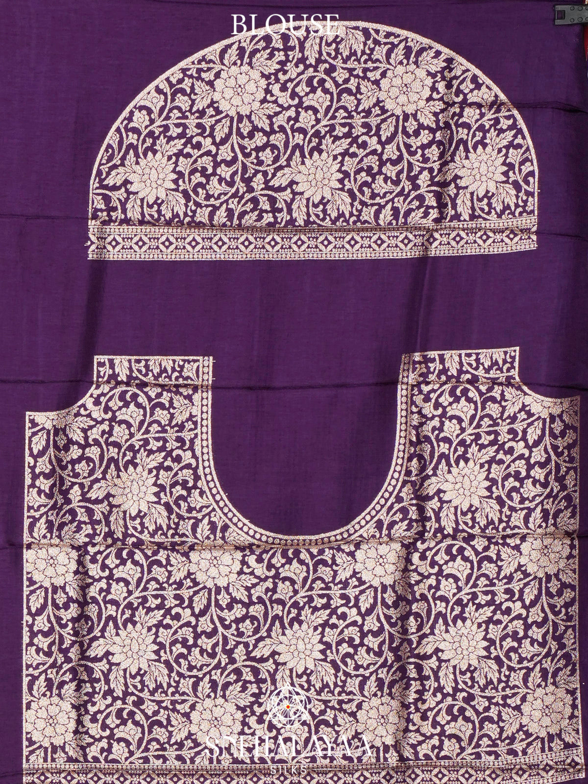 Maroon  Banaras Saree