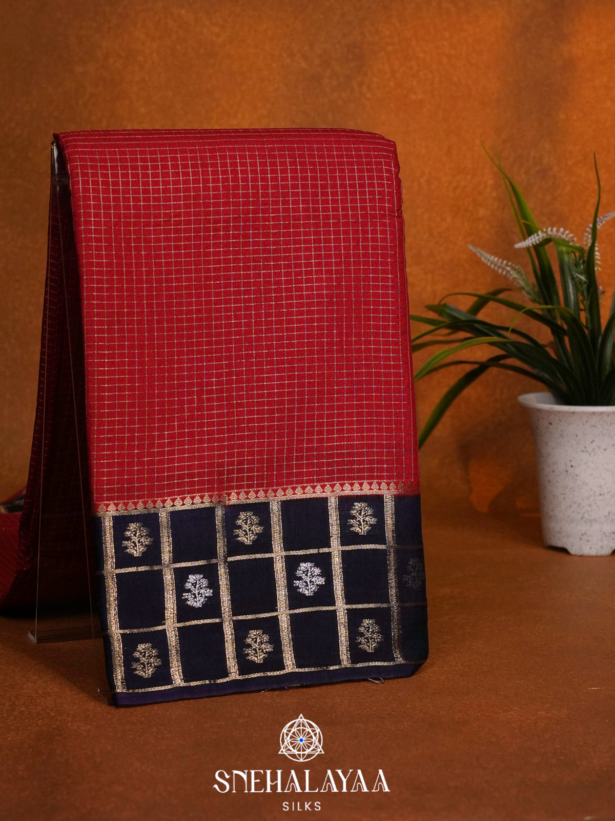 Red  Banaras Saree