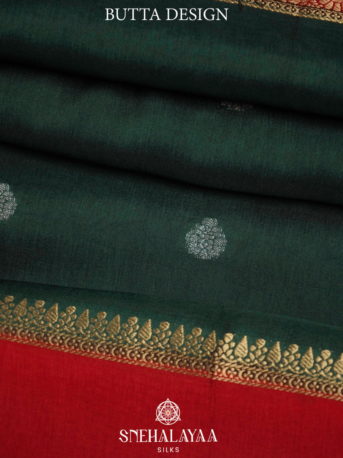 Forest Green  Banaras Saree