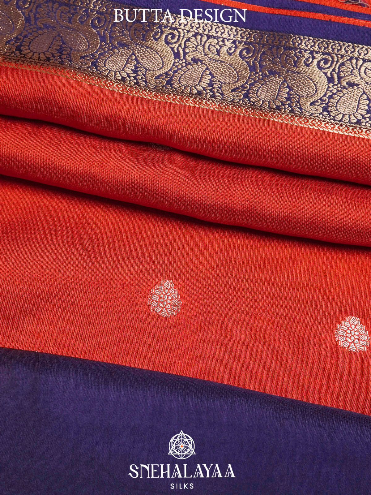 Orange  Banaras Saree