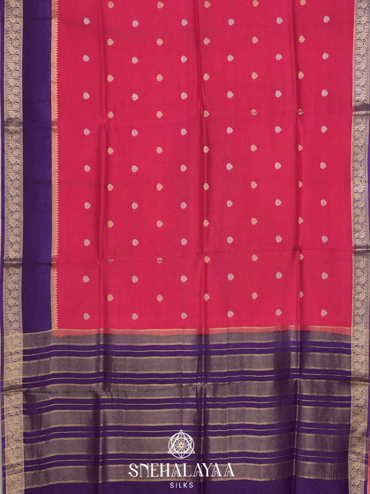 Pink  Banaras Saree