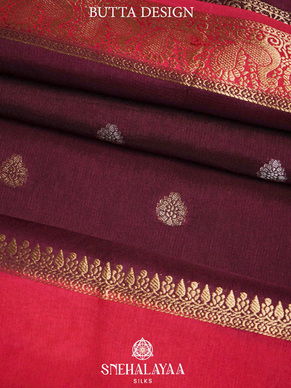 Wine  Banaras Saree