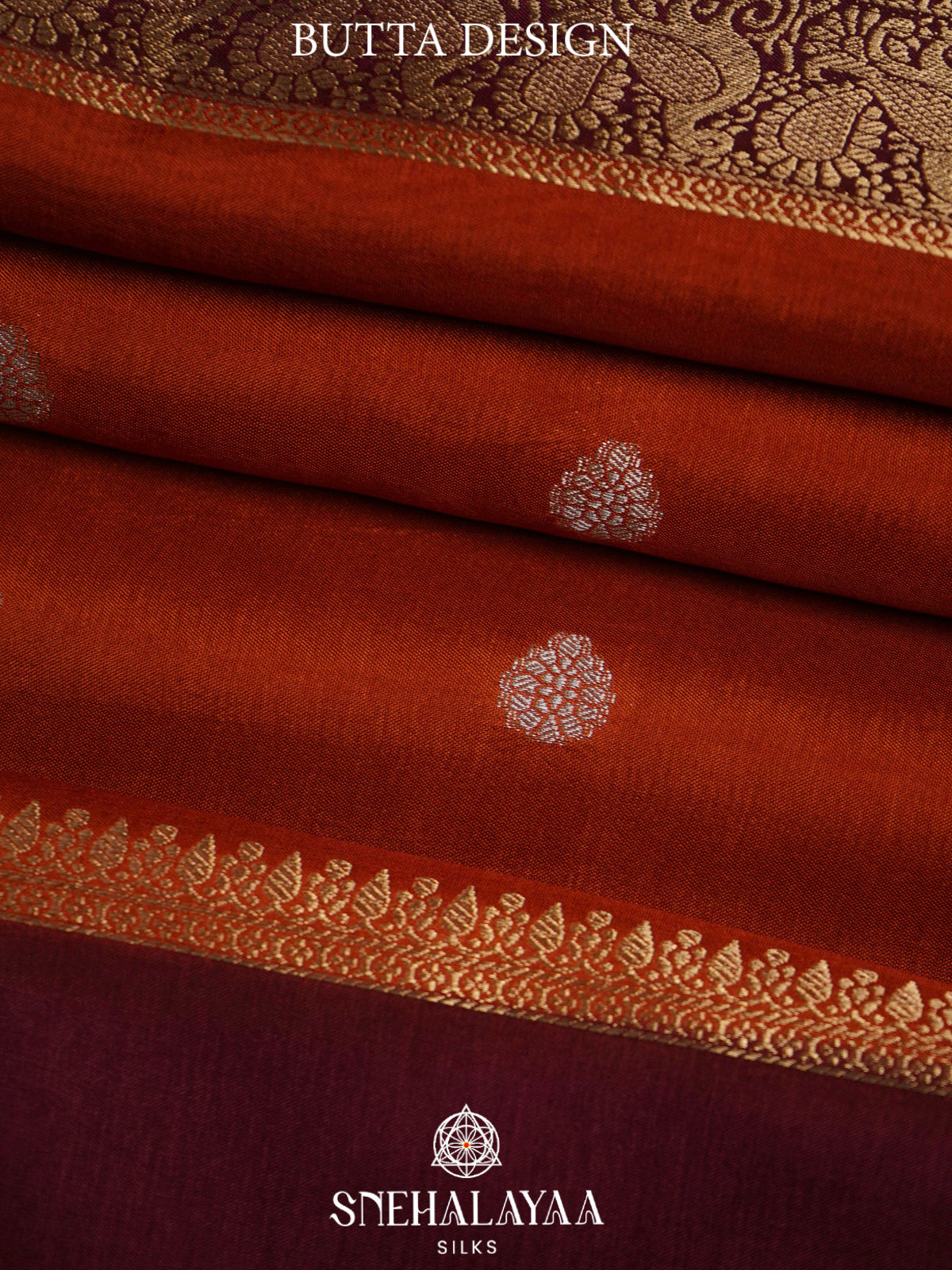 Orange  Banaras Saree