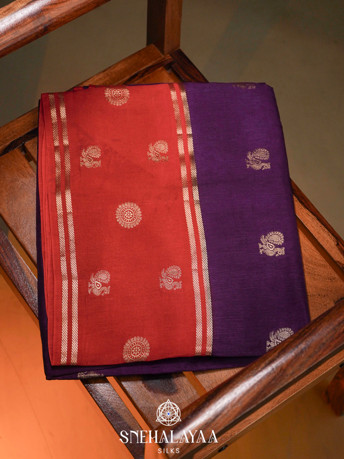 Purple  Banaras Saree
