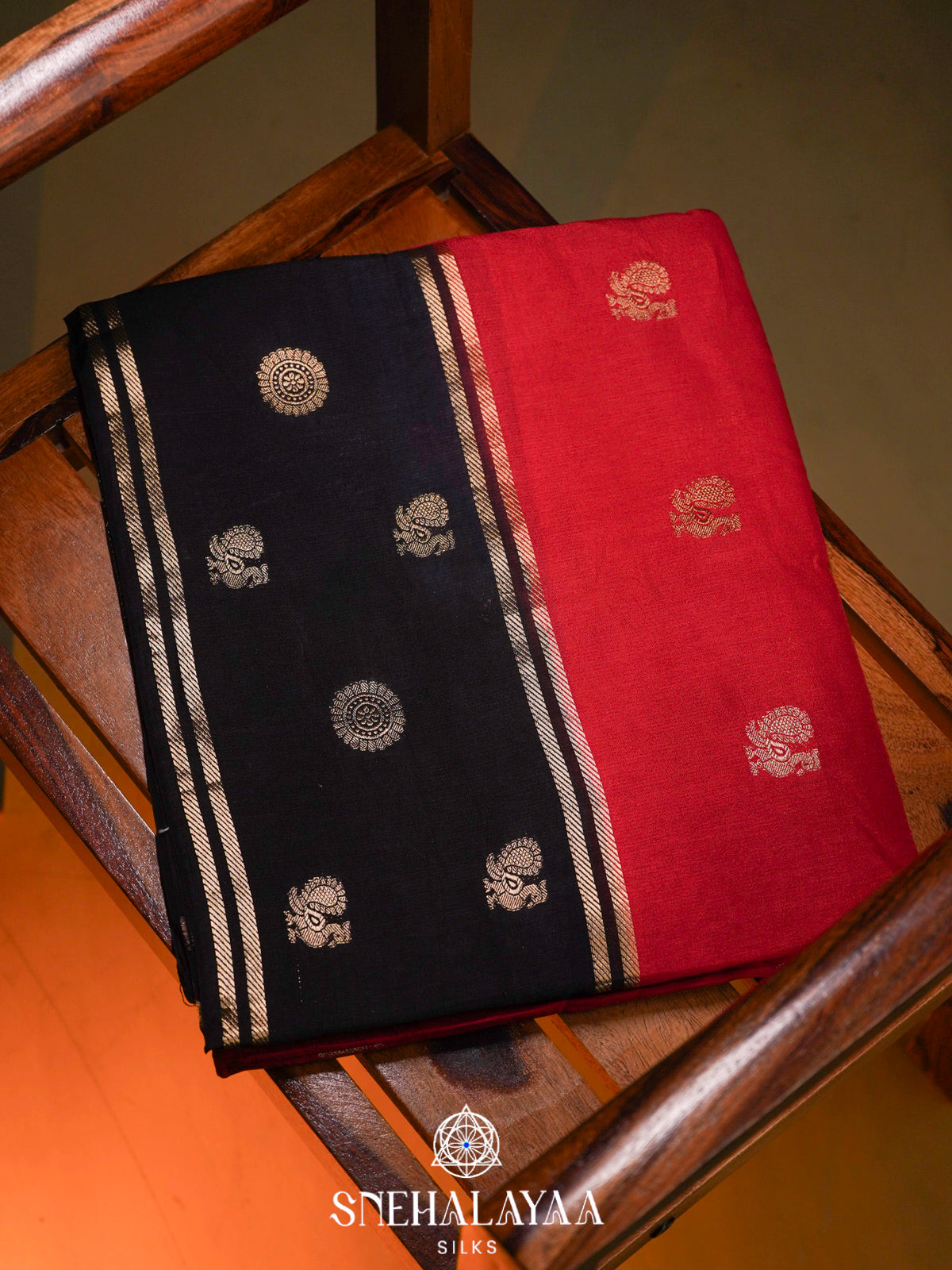 Red  Banaras Saree
