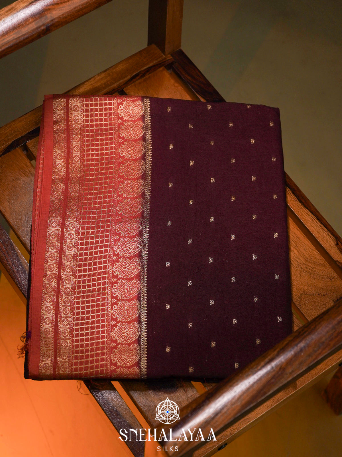 Brown  Banaras Saree