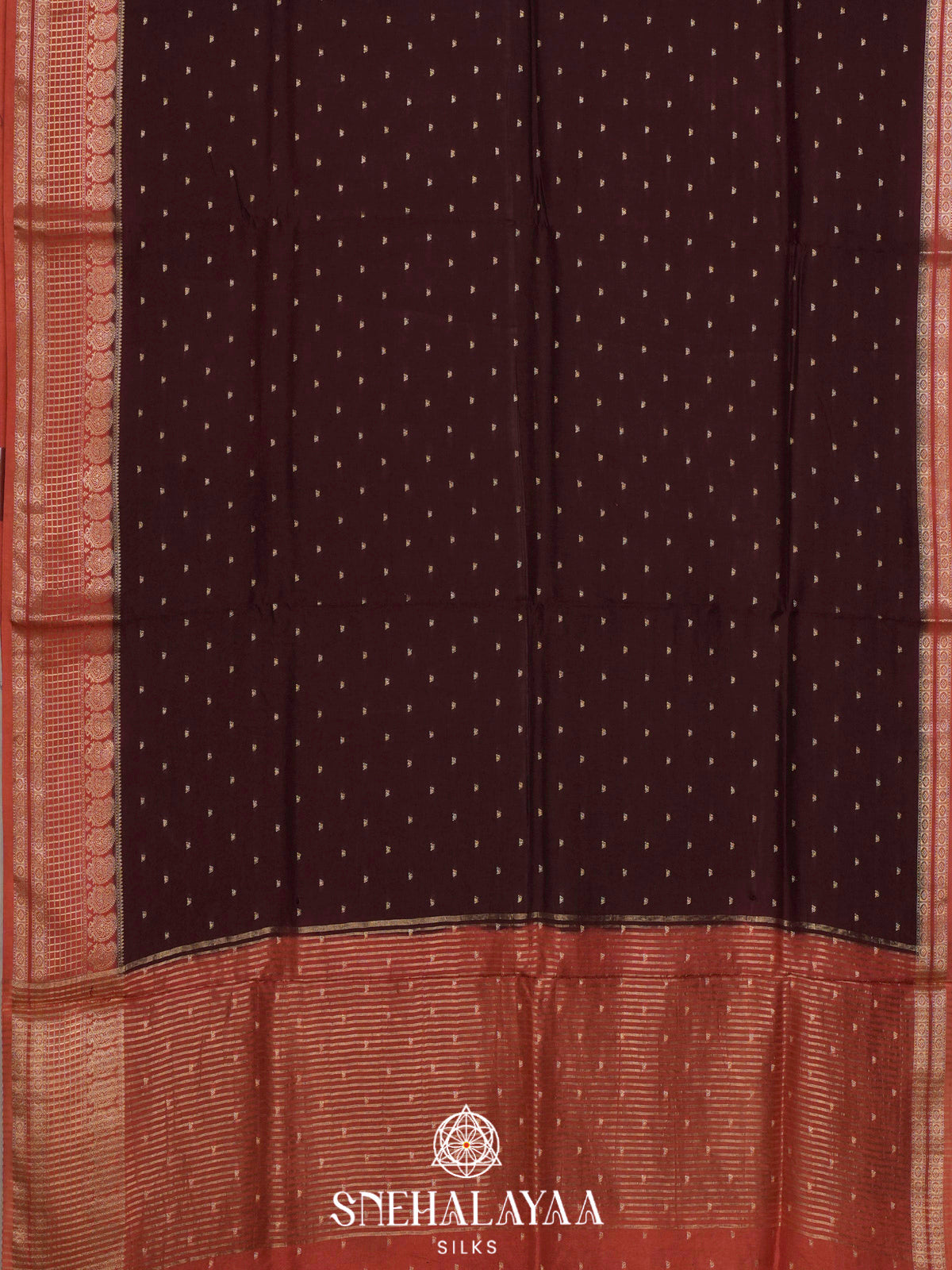 Brown  Banaras Saree