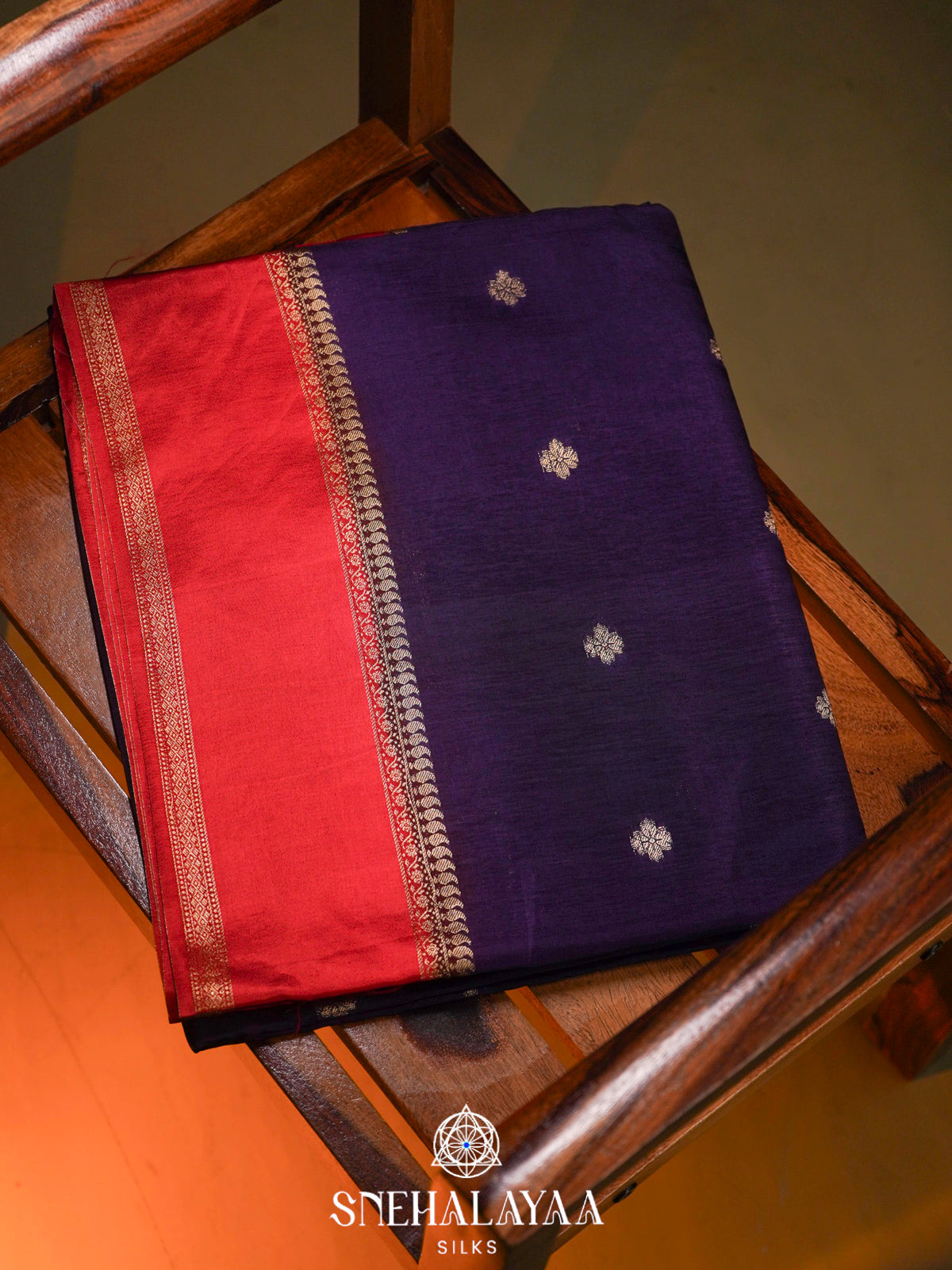 Purple  Banaras Saree