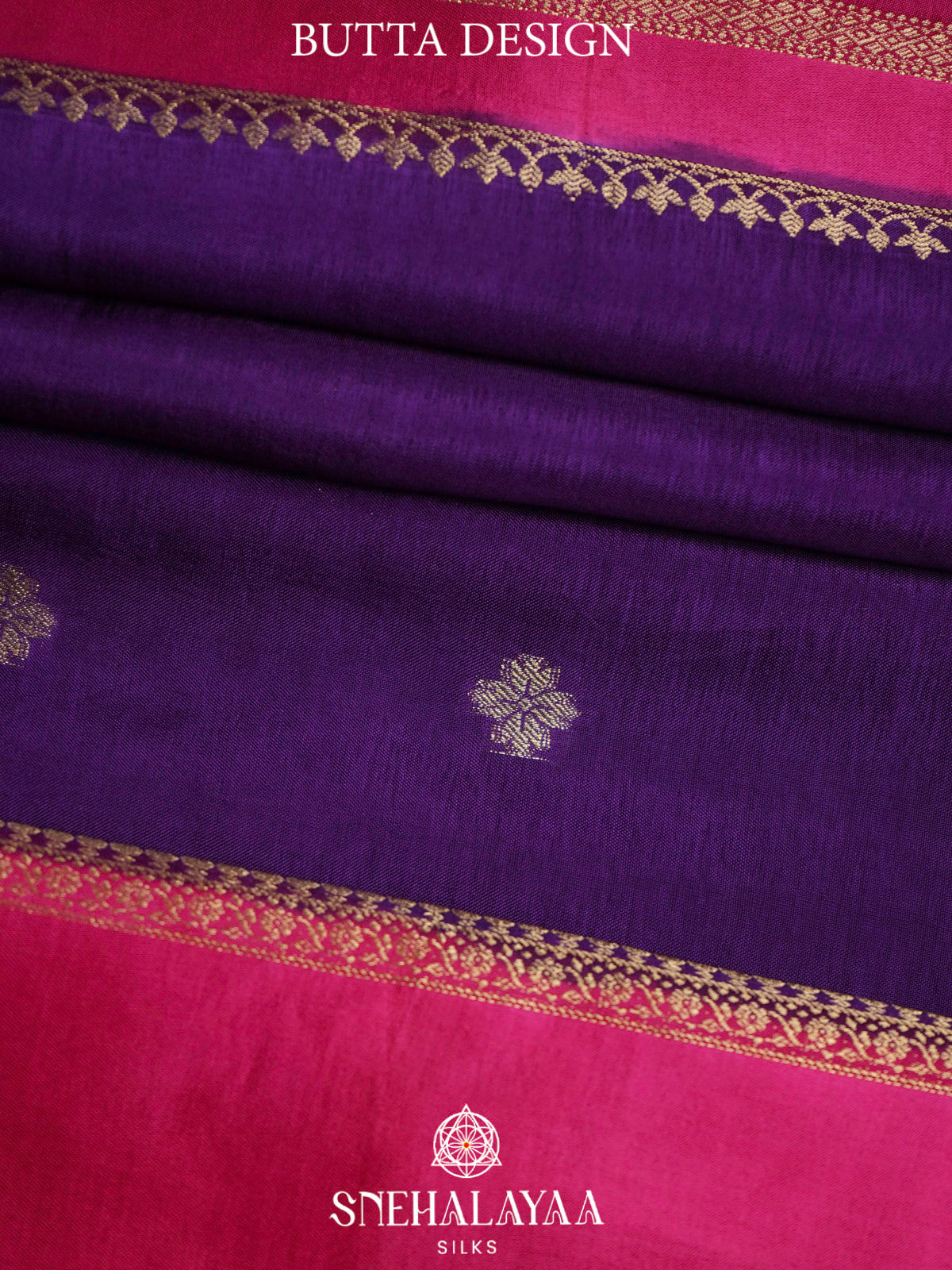 Violet  Banaras Saree