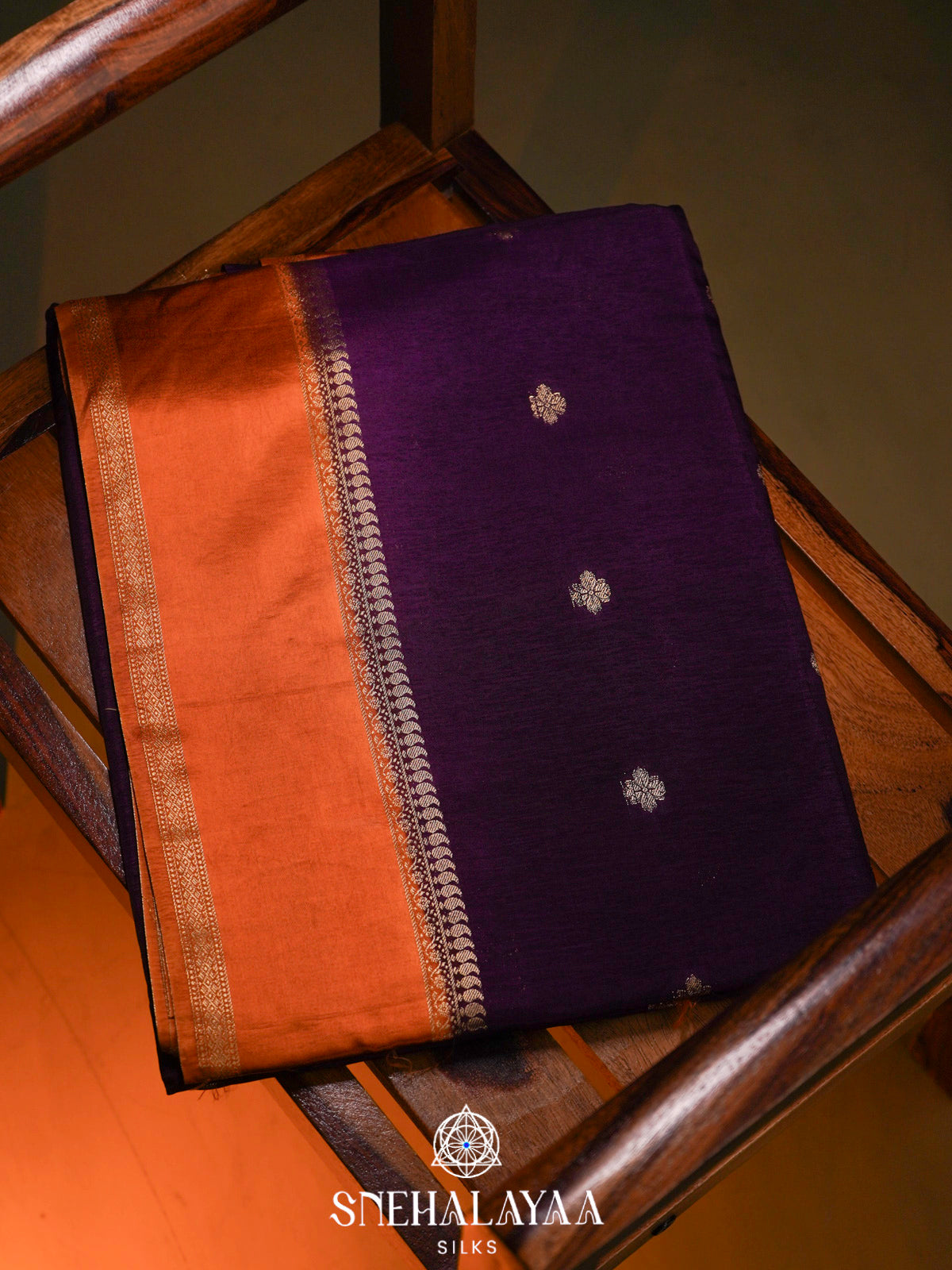 Purple  Banaras Saree