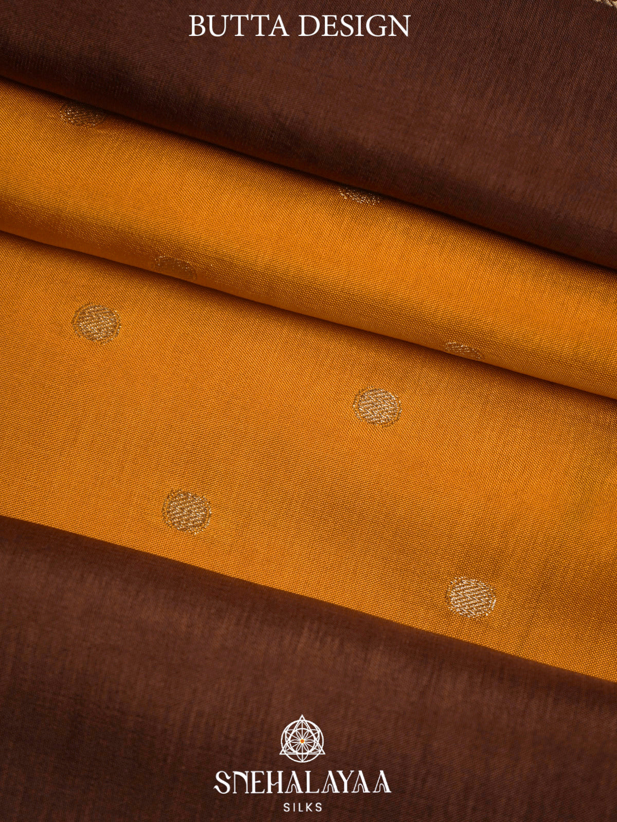 Mango Yellow  Banaras Saree