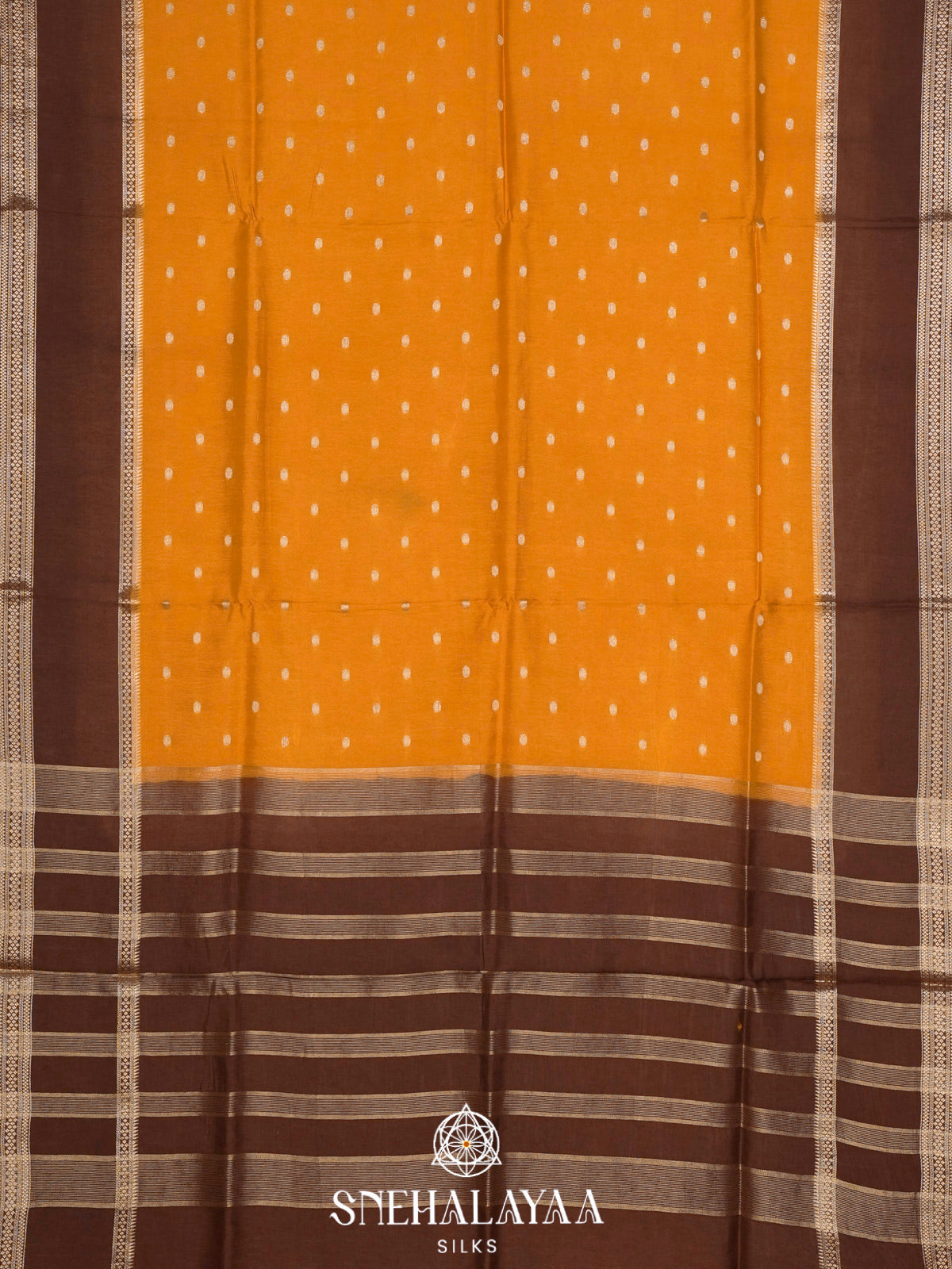 Mango Yellow  Banaras Saree