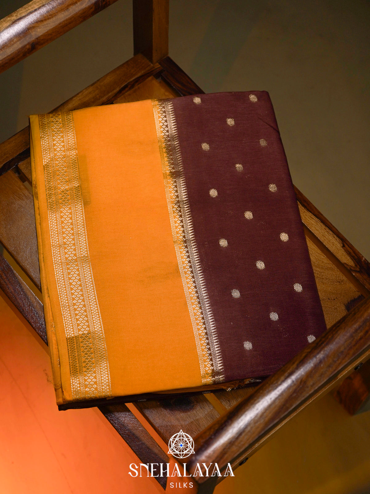 Coffee Brown  Banaras Saree