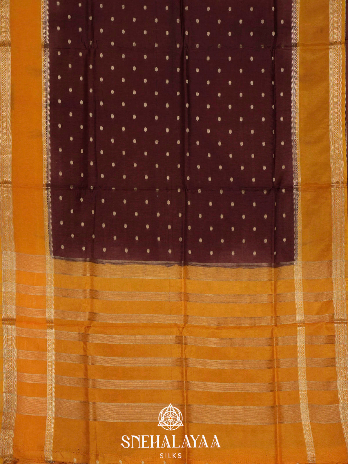 Coffee Brown  Banaras Saree