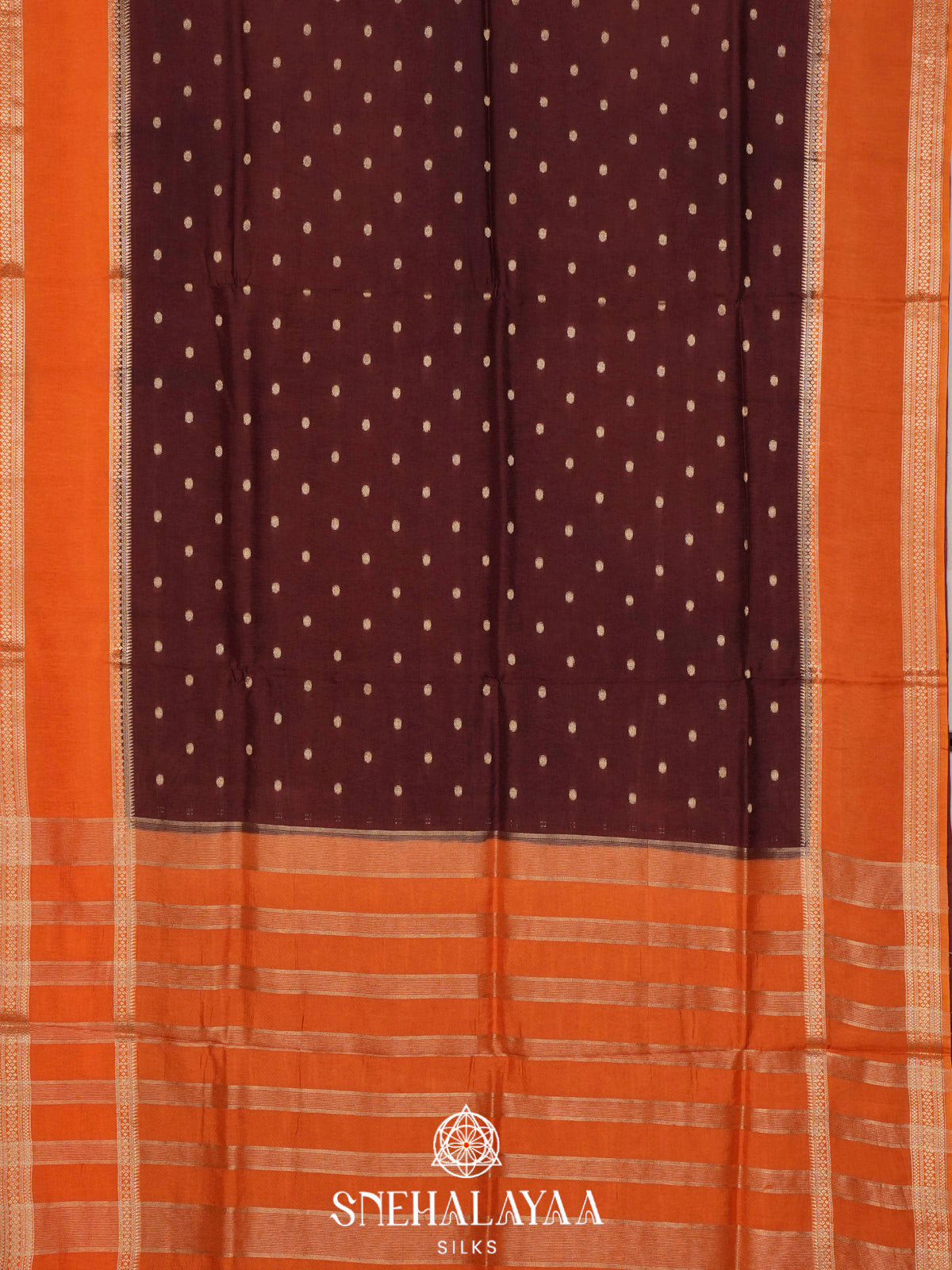 Wine Red  Banaras Saree