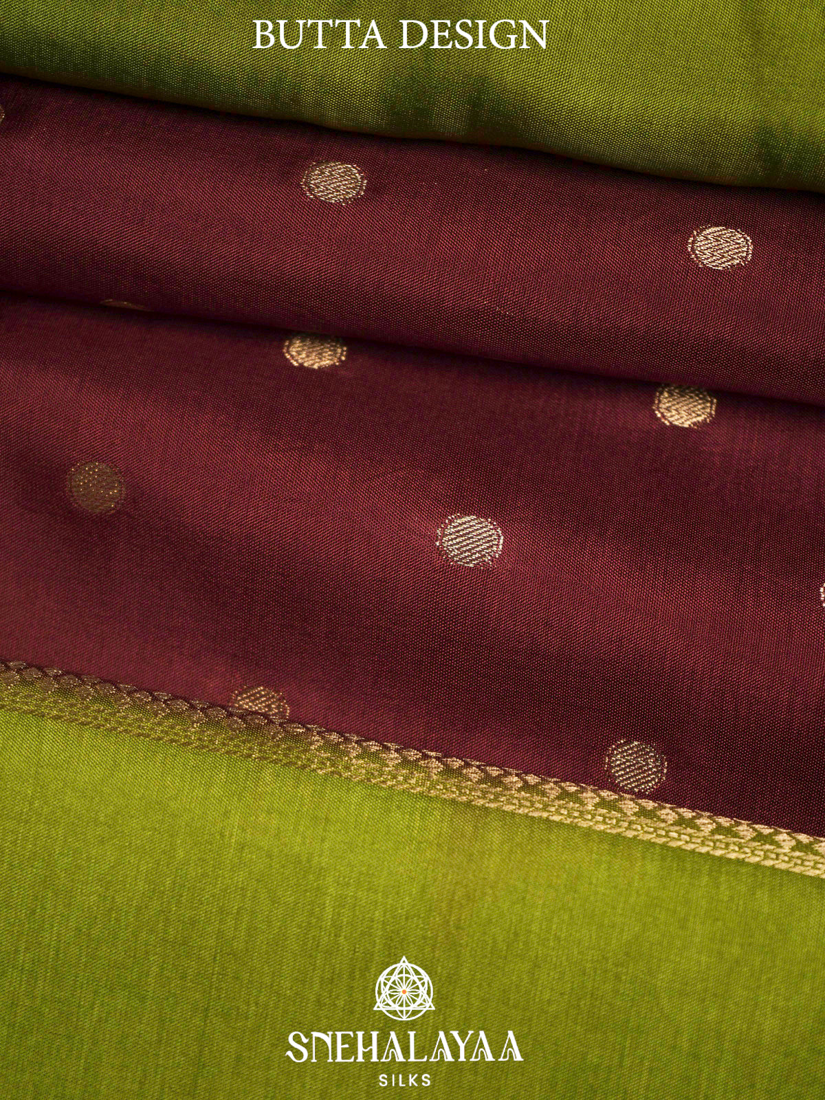 Maroon  Banaras Saree