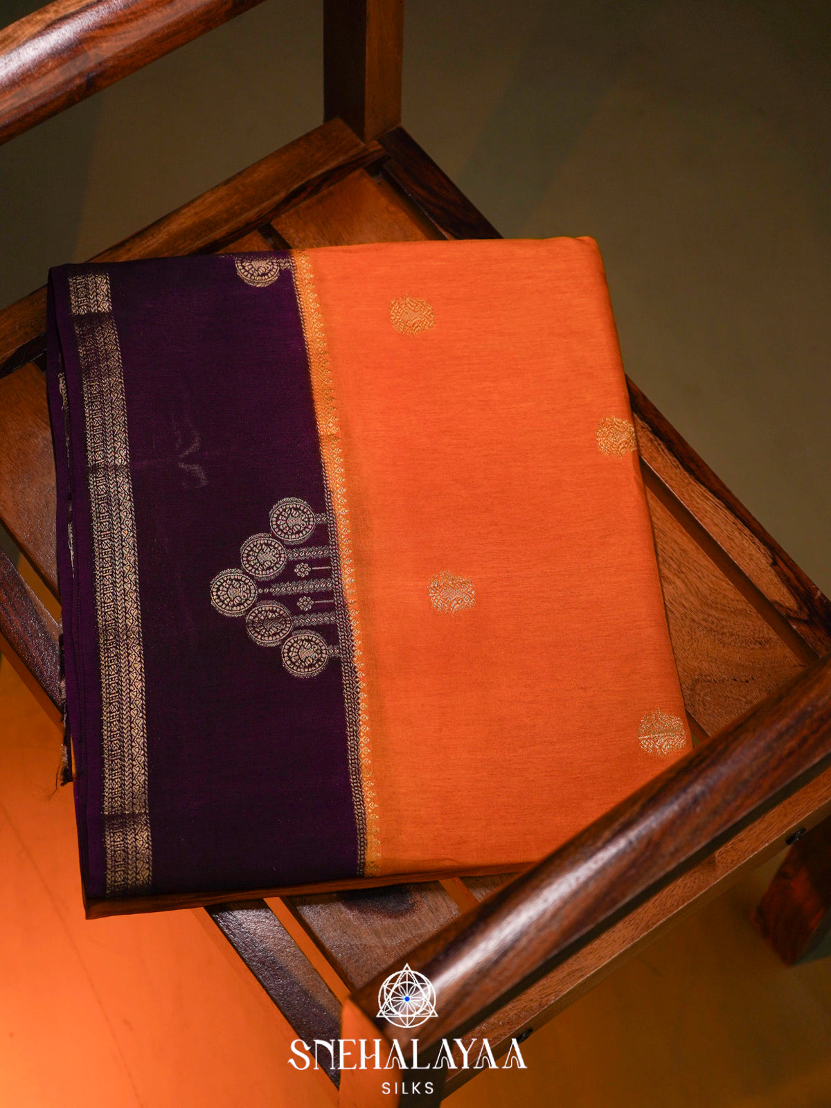 Mango Yellow  Banaras Saree