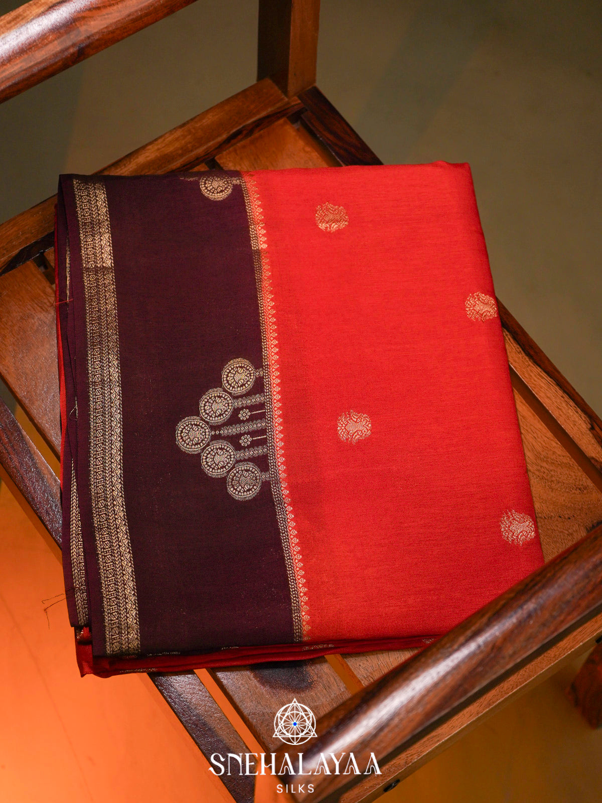 Red  Banaras Saree