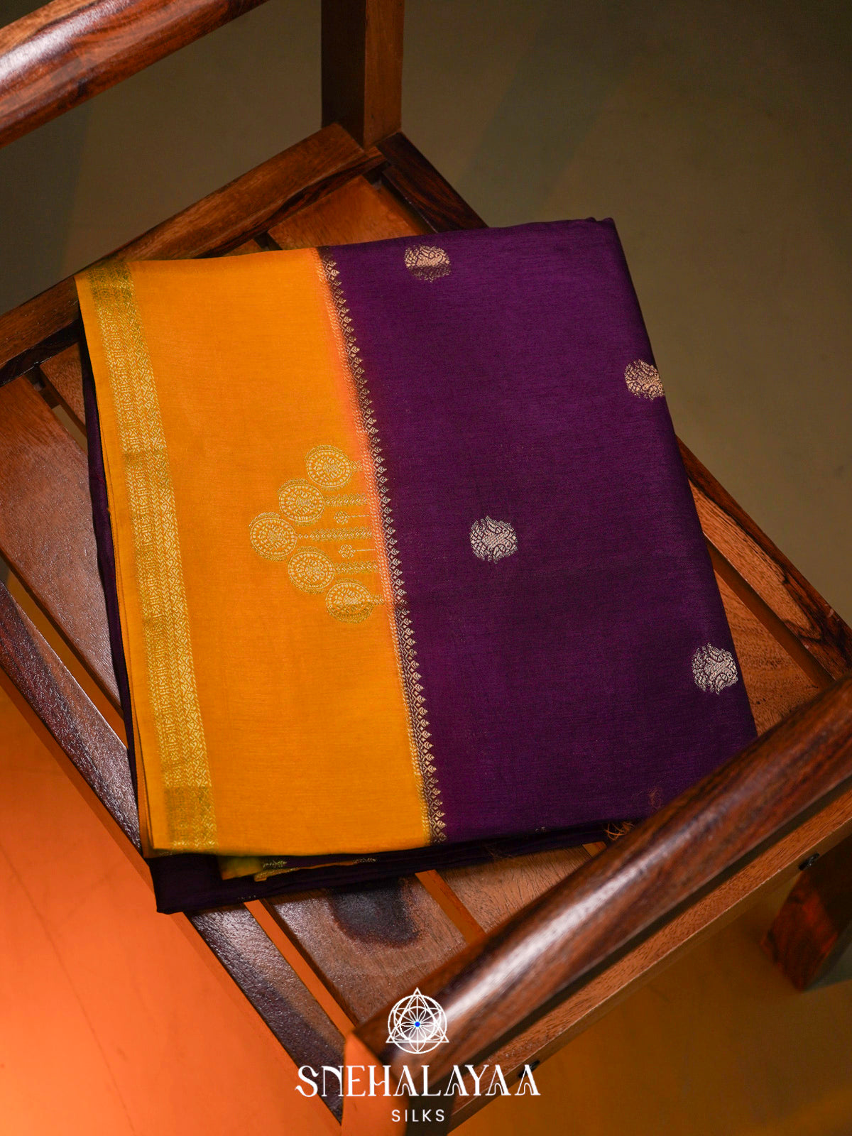 Purple  Banaras Saree