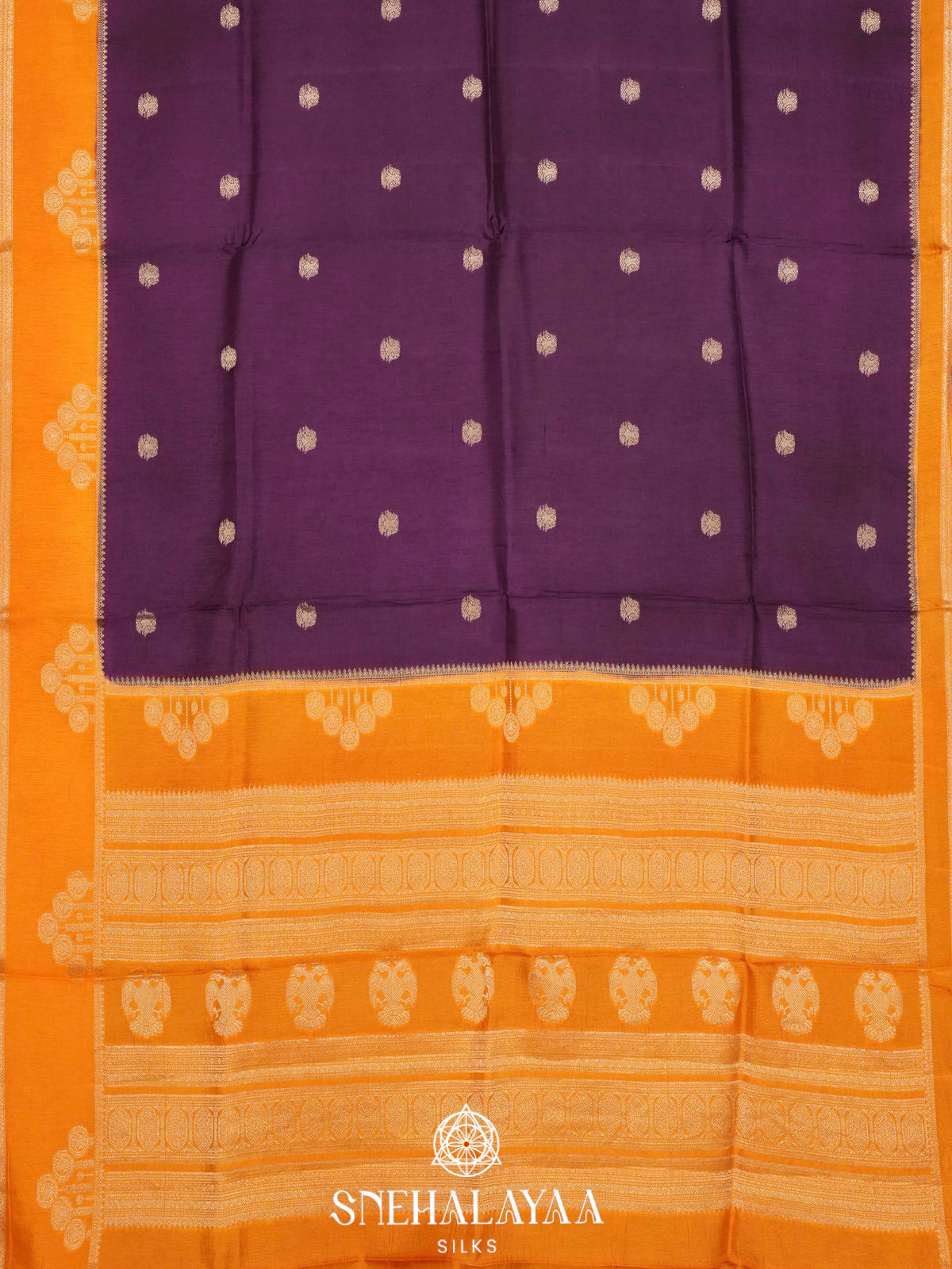 Purple  Banaras Saree