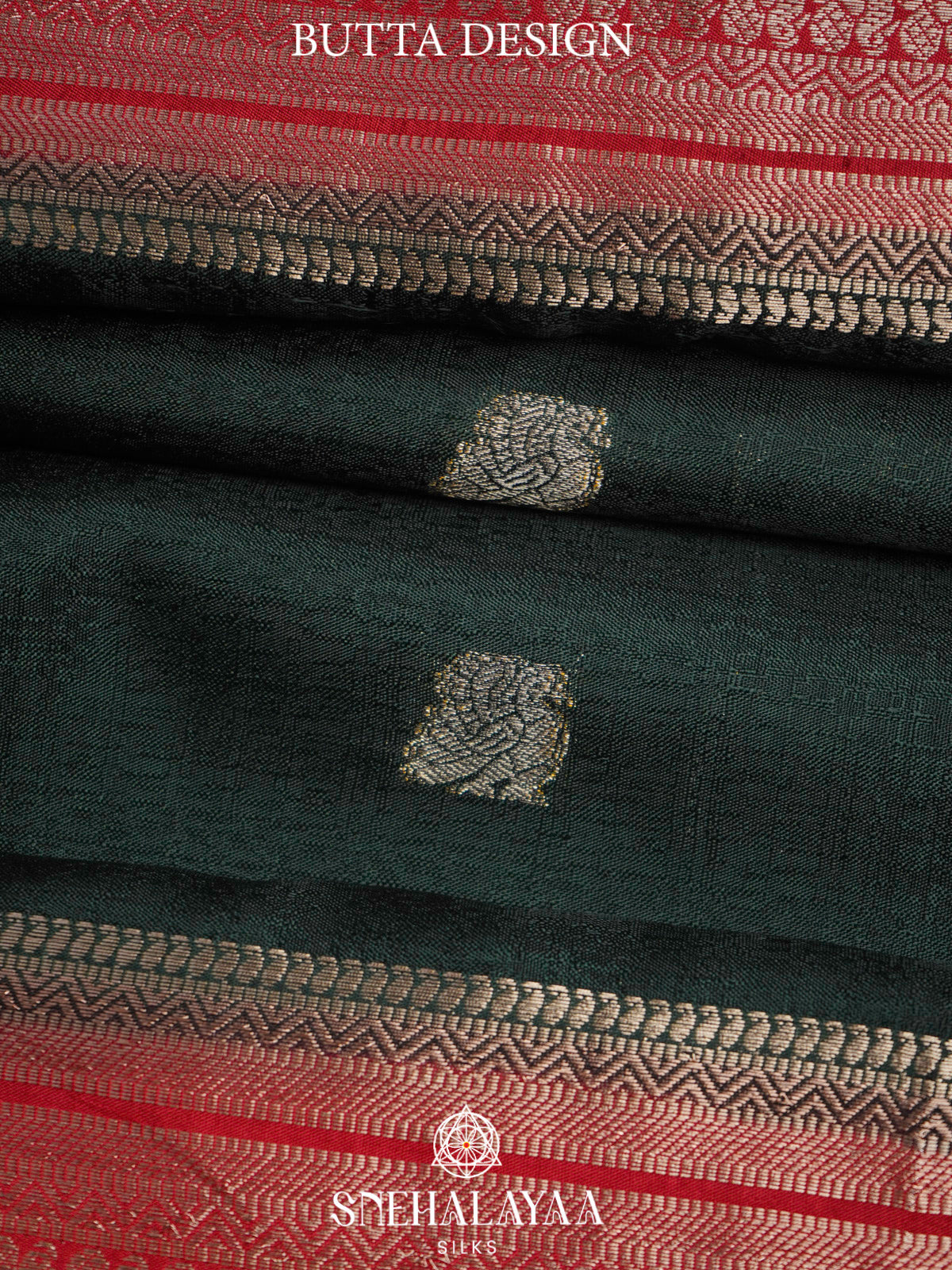 Forest Green  Banaras Saree