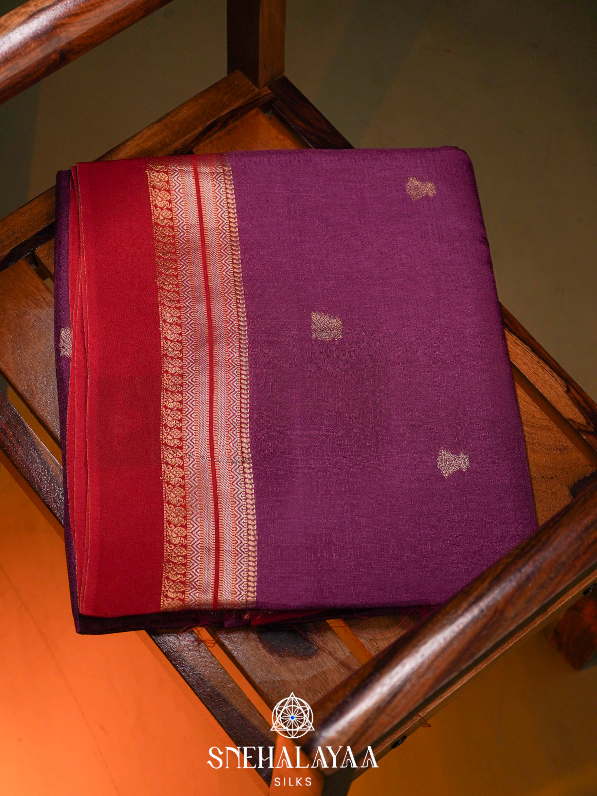 Purple  Banaras Saree