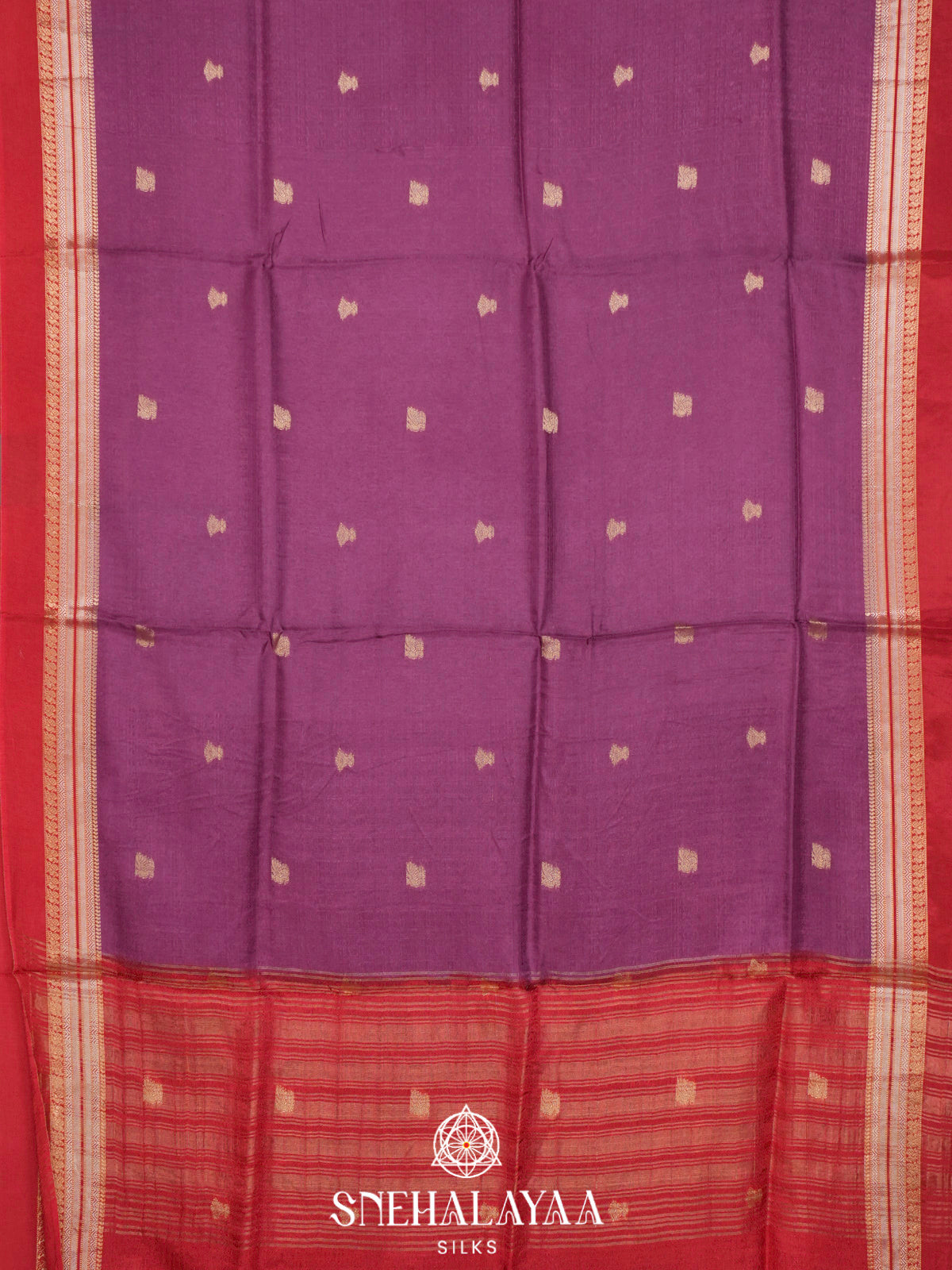 Purple  Banaras Saree