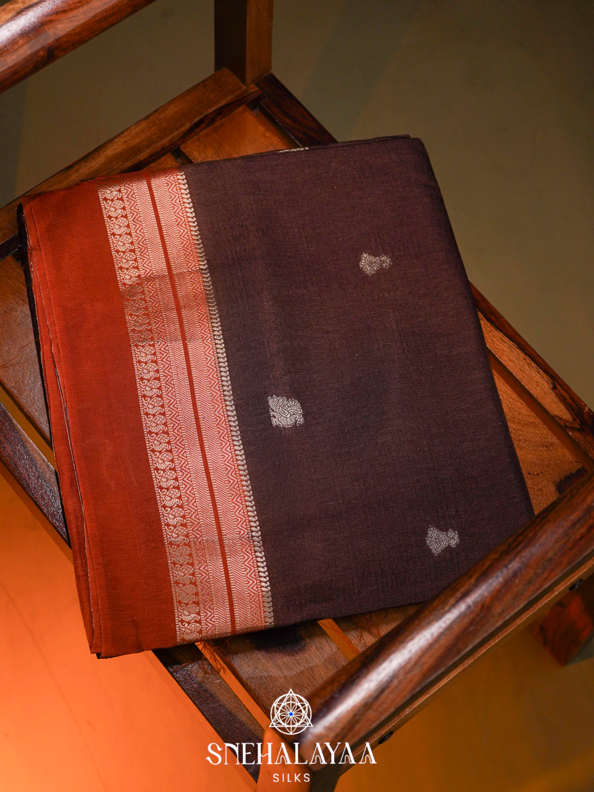 Brown  Banaras Saree