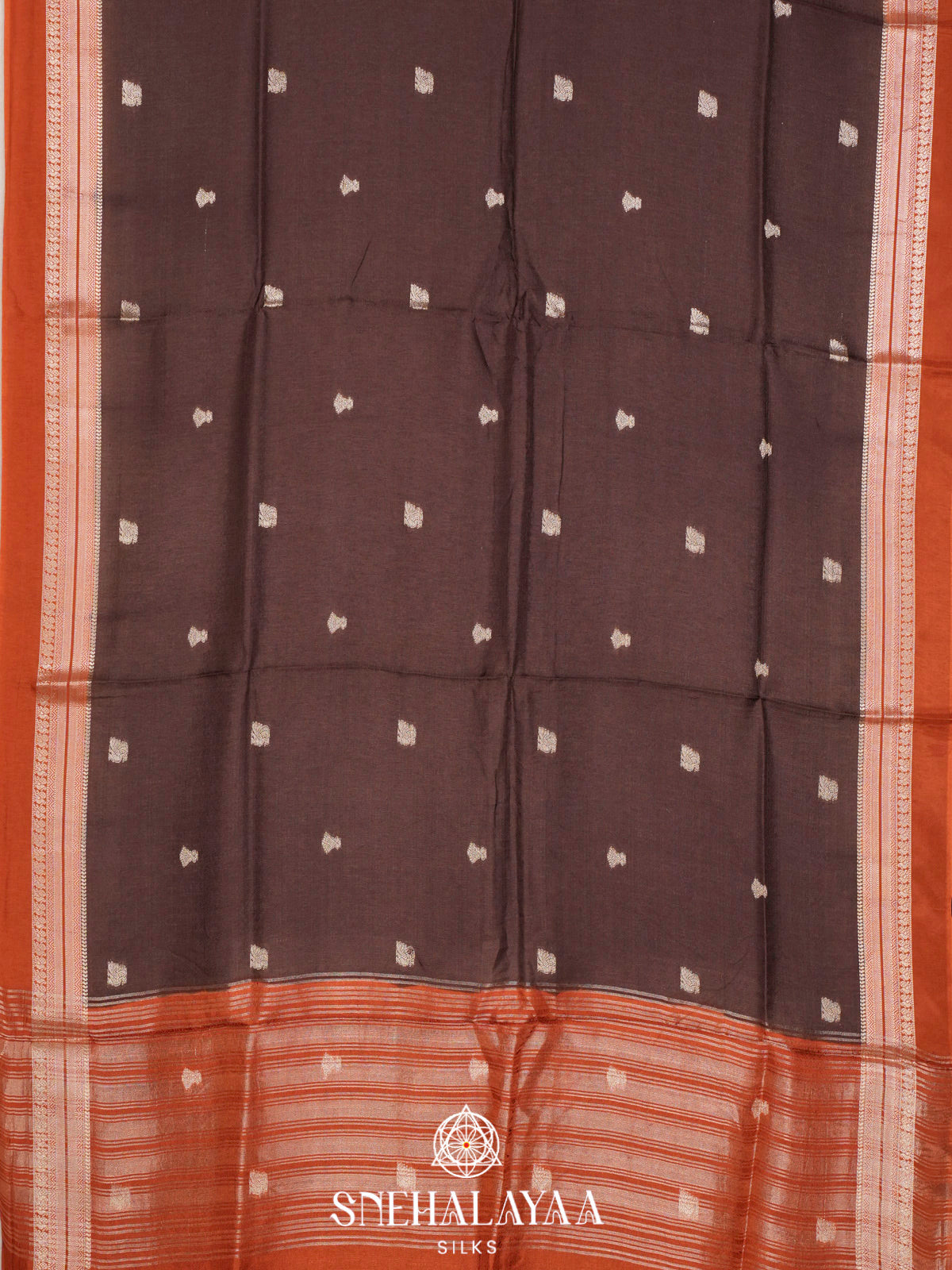 Brown  Banaras Saree