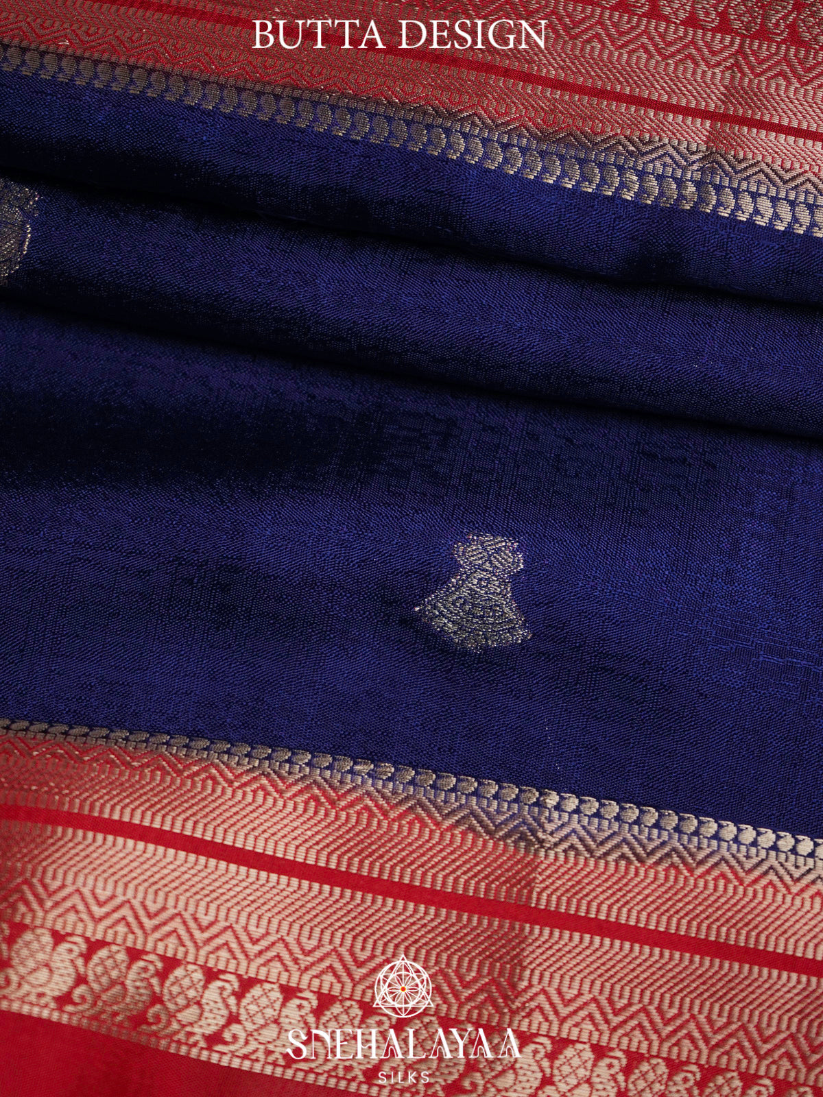 Navy Blue  Banaras Saree