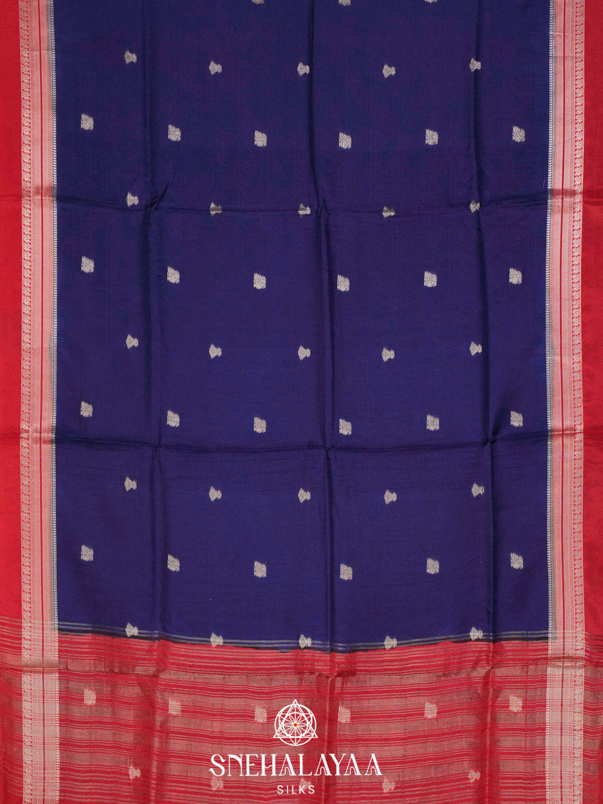 Navy Blue  Banaras Saree