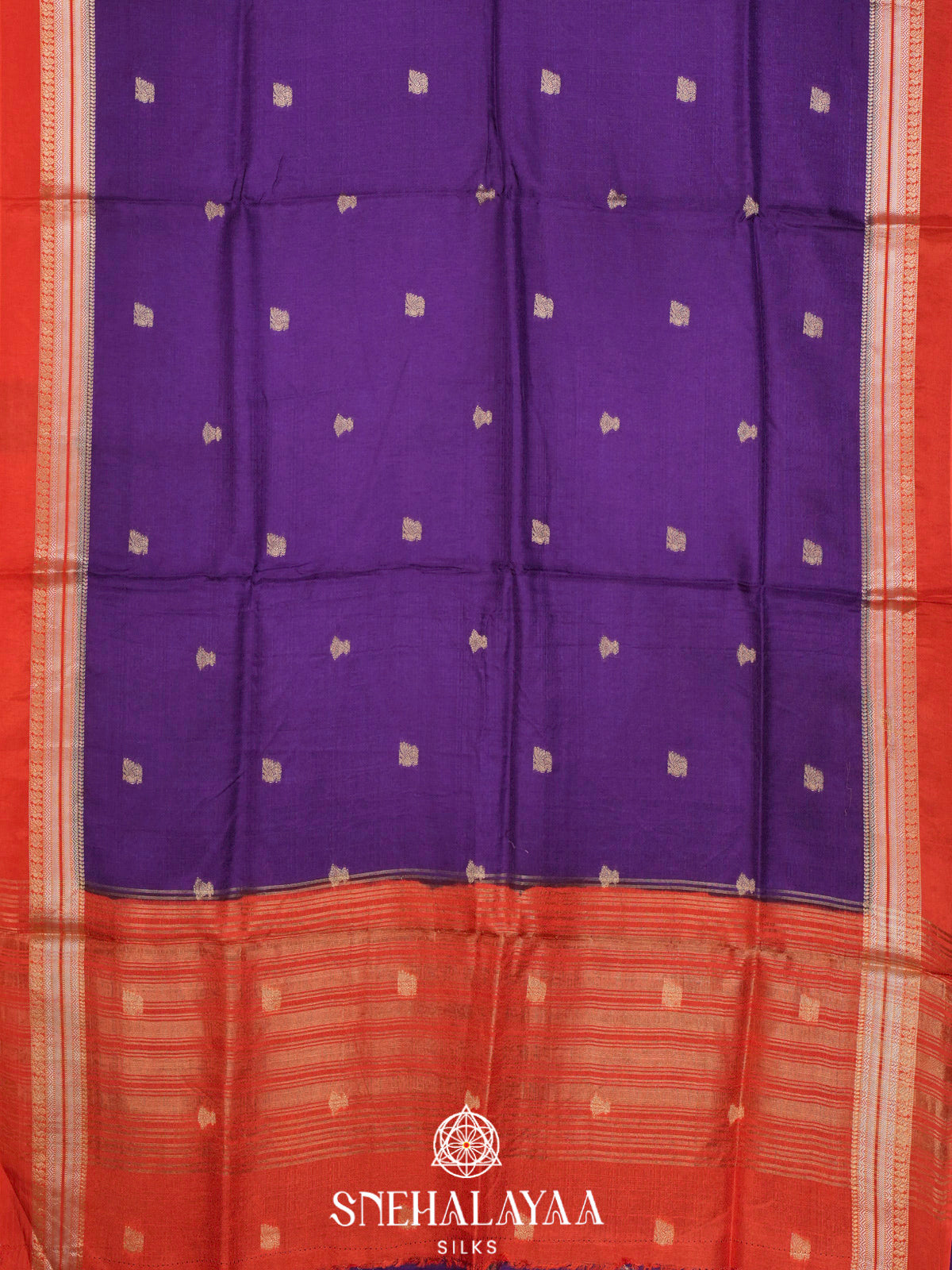 Violet  Banaras Saree