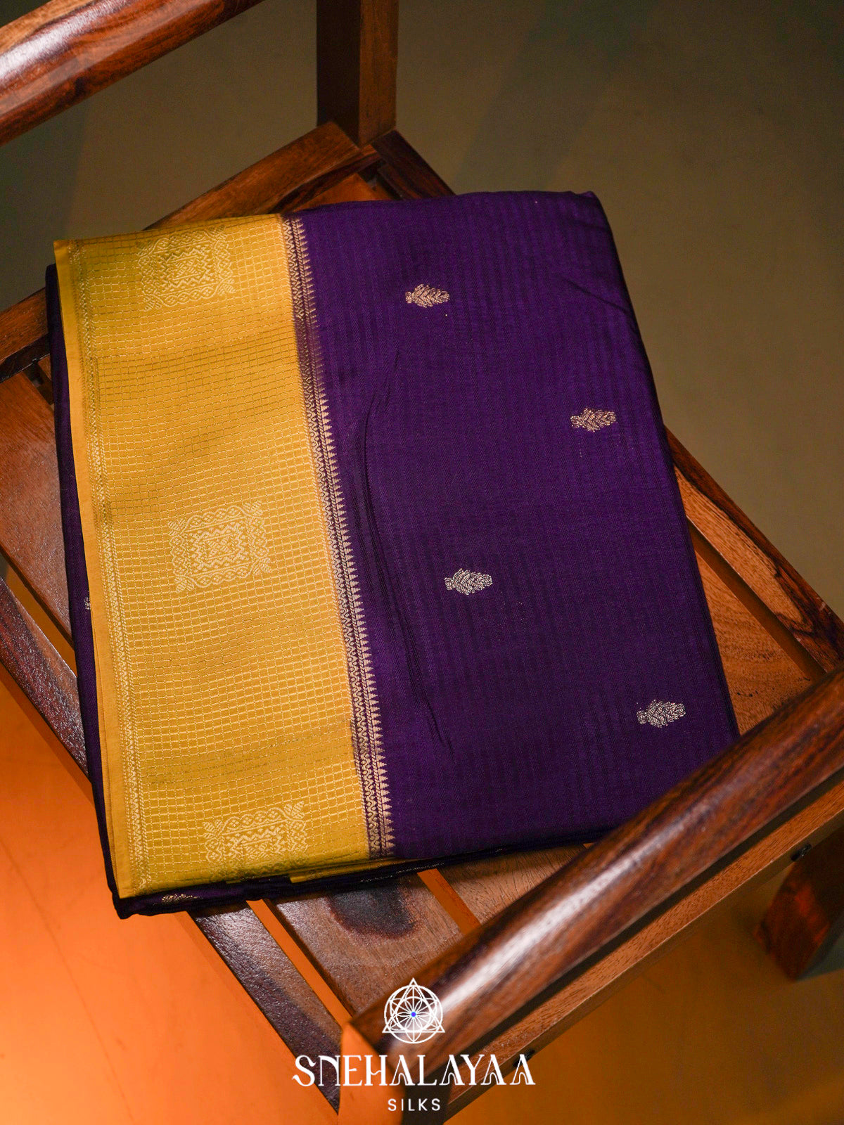 Purple  Banaras Saree