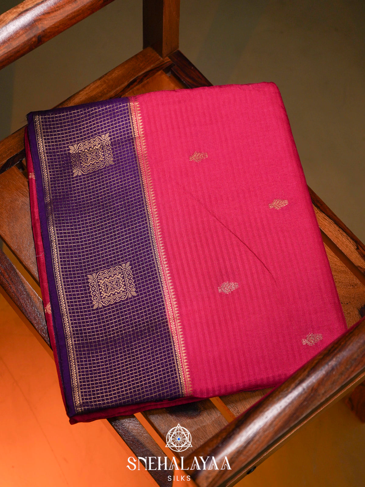 Pink  Banaras Saree