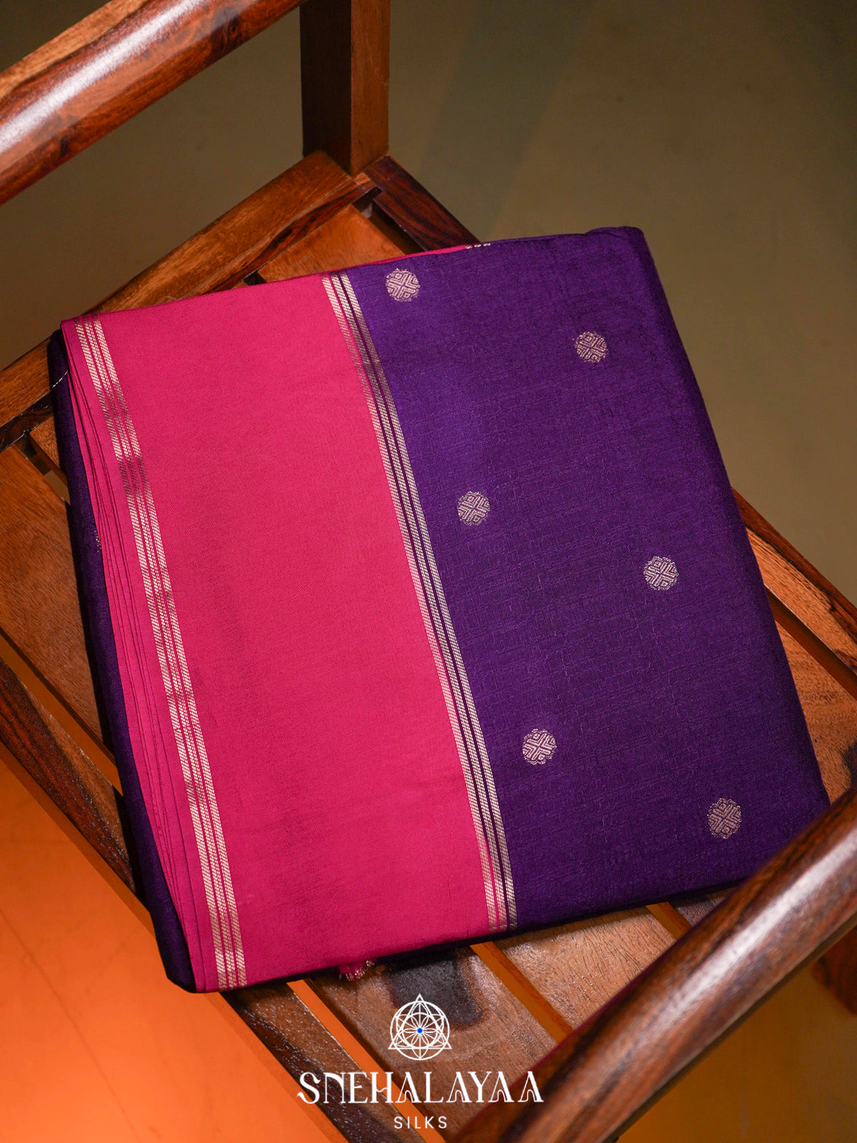Purple  Banaras Saree