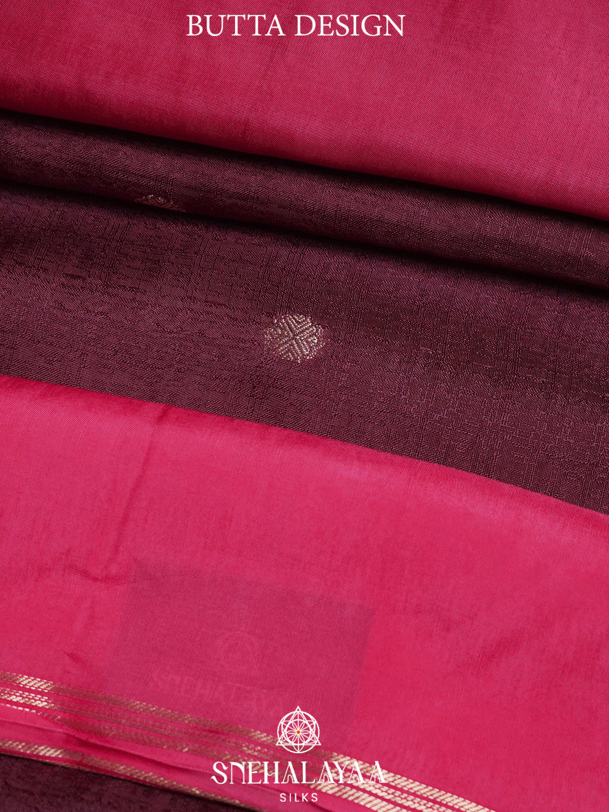 Maroon  Banaras Saree