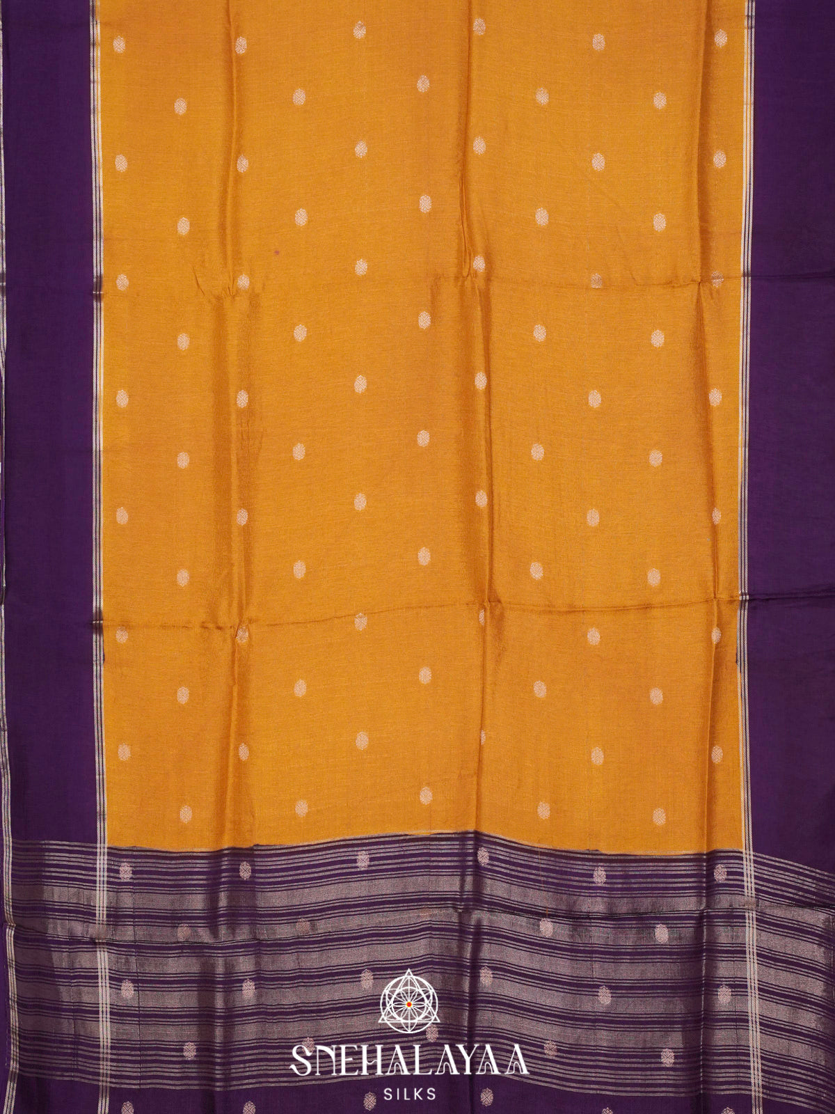 Mango Yellow  Banaras Saree