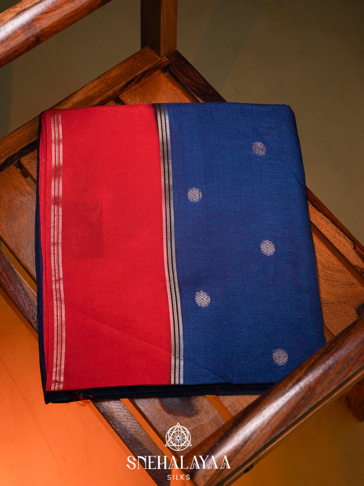 Navy Blue  Banaras Saree
