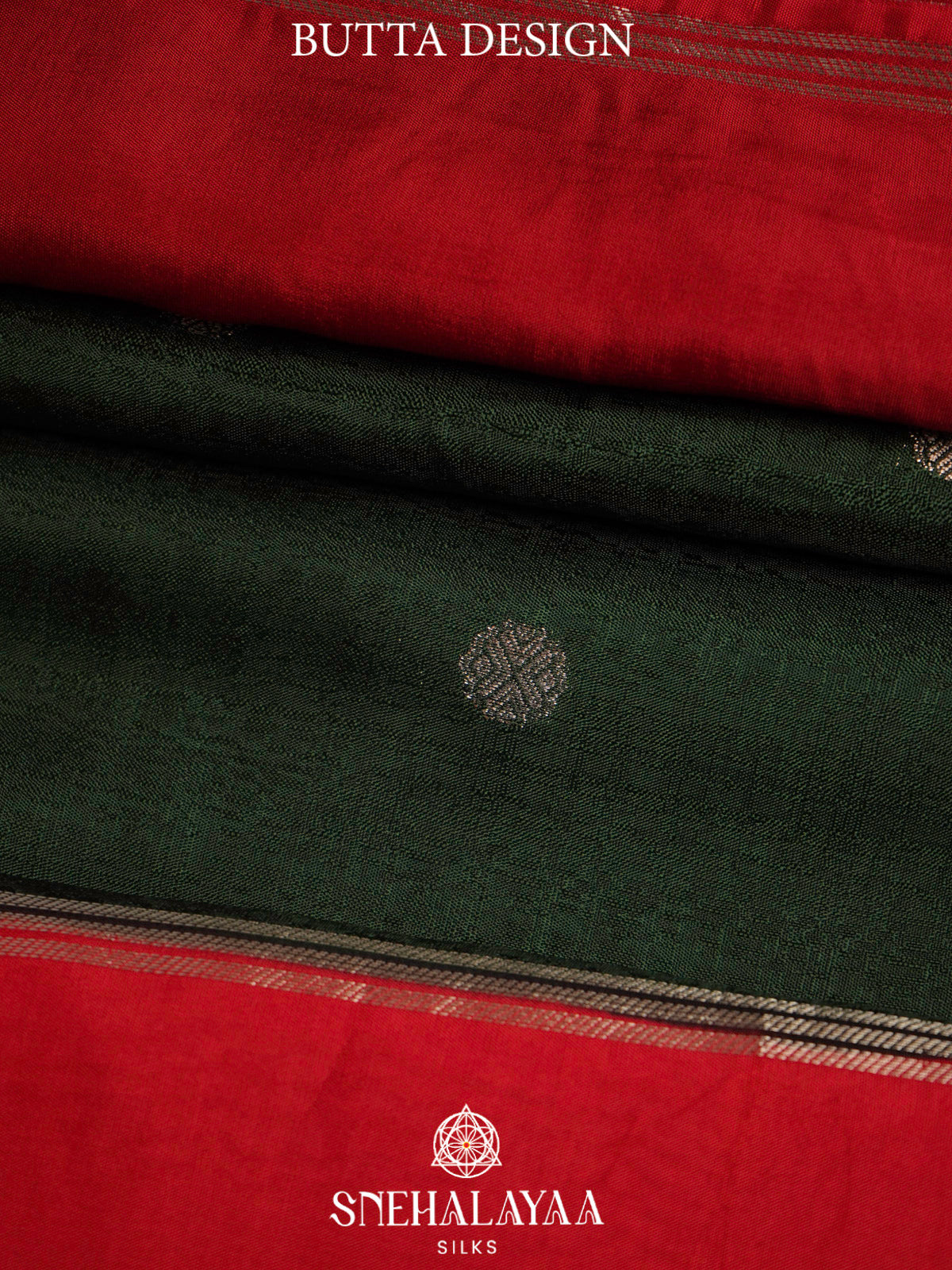 Forest Green  Banaras Saree