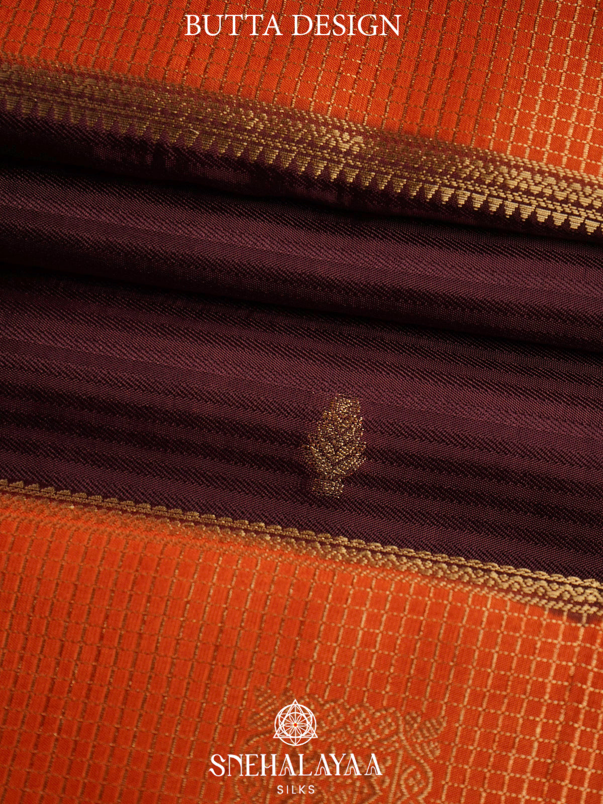 Coffee Brown  Banaras Saree
