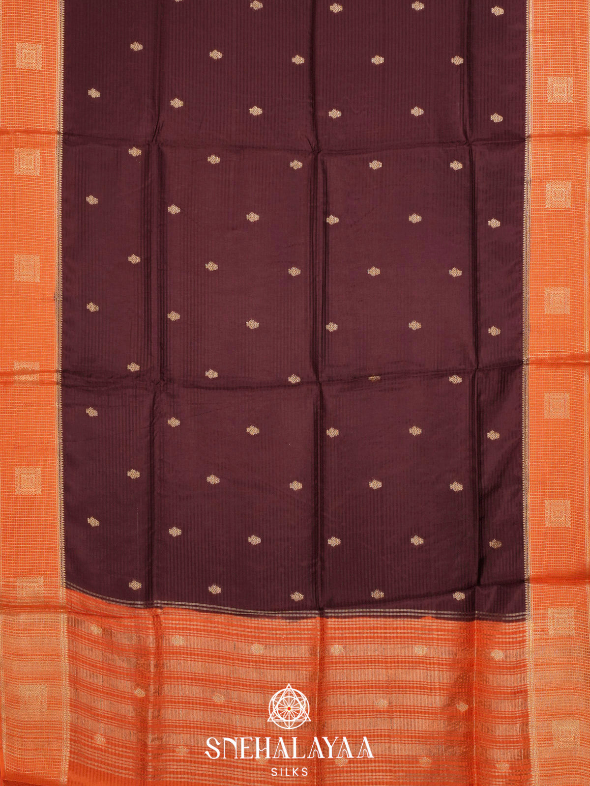 Coffee Brown  Banaras Saree