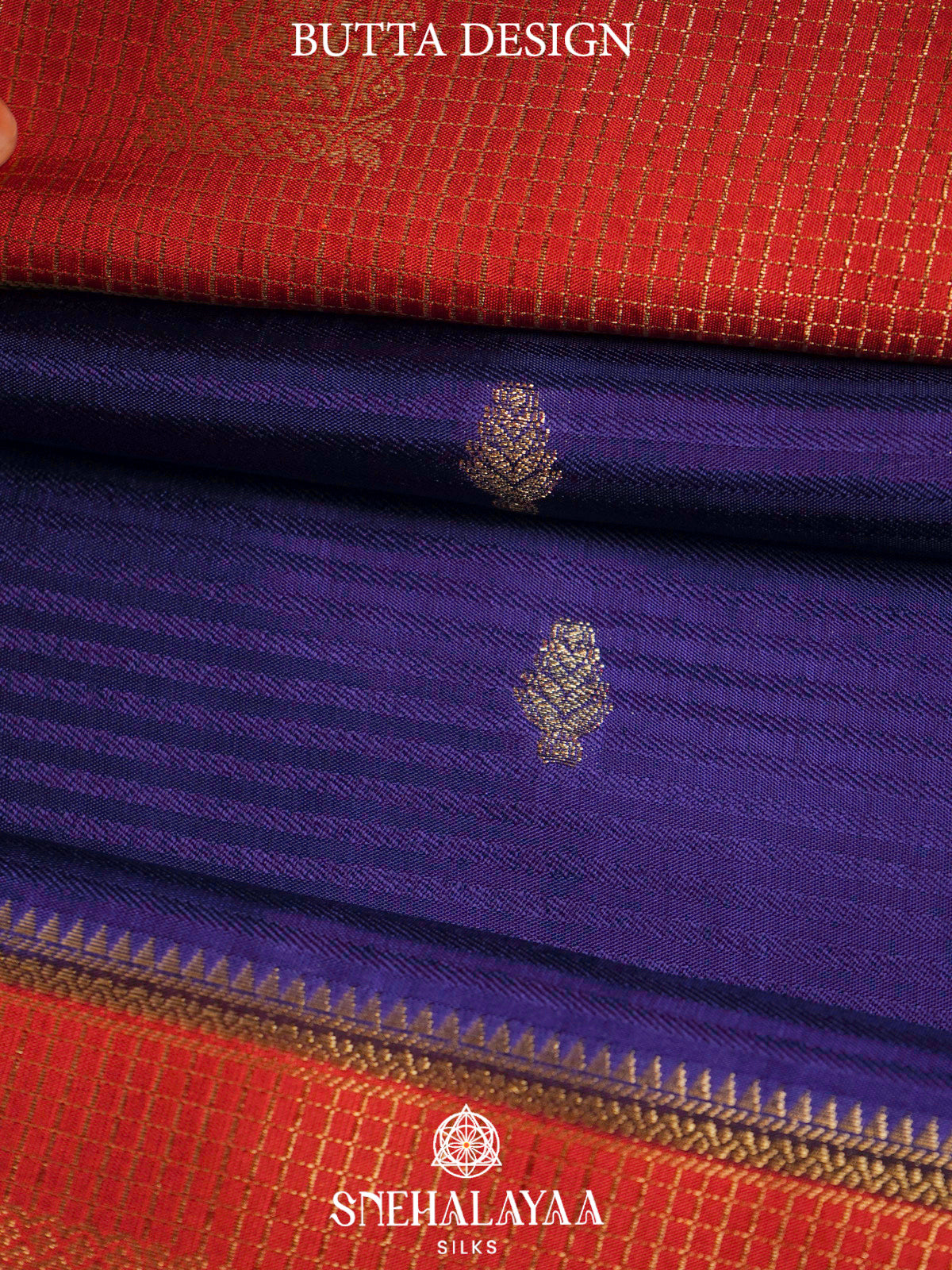Navy Blue  Banaras Saree