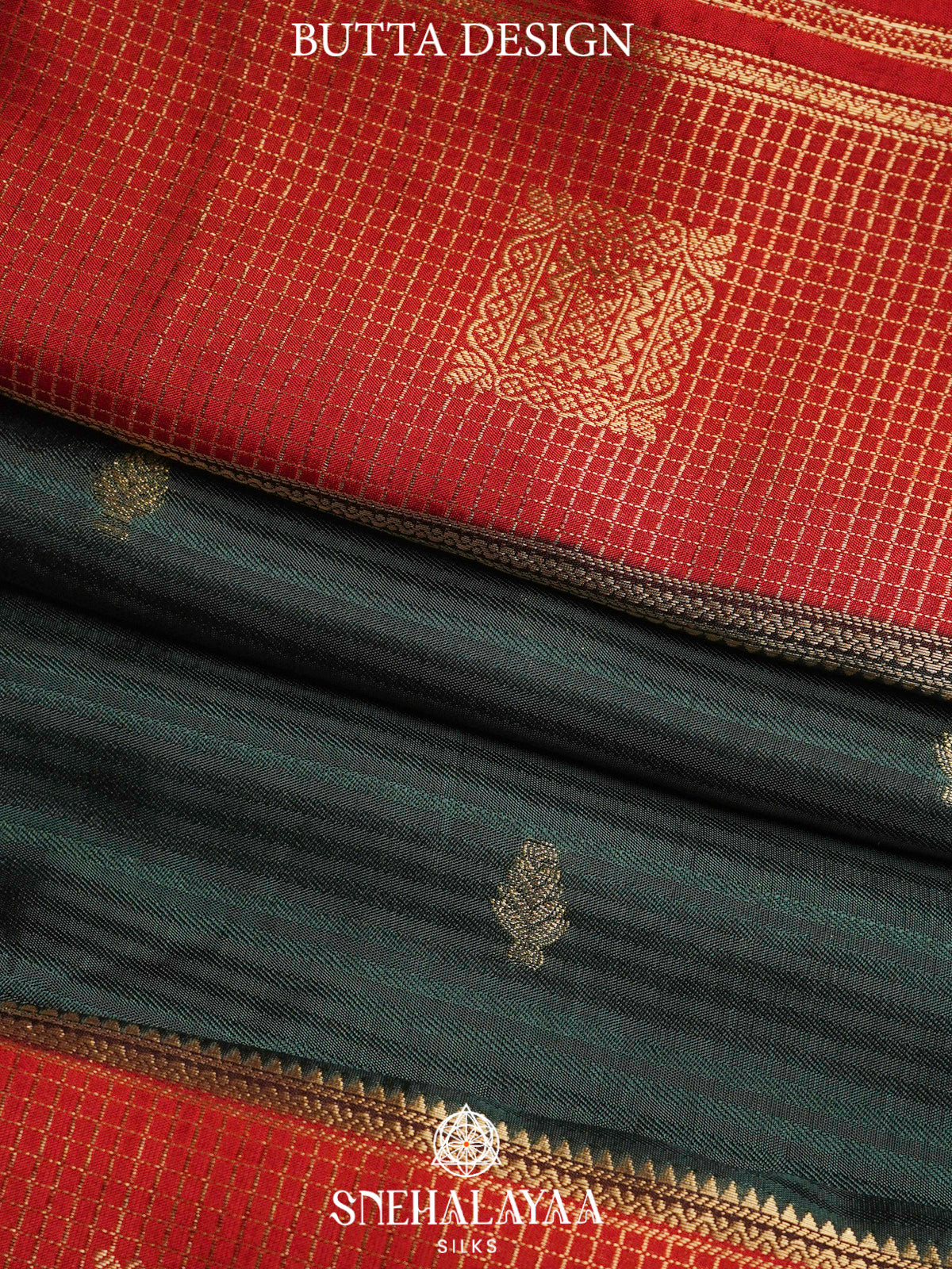 forest Green  Banaras Saree