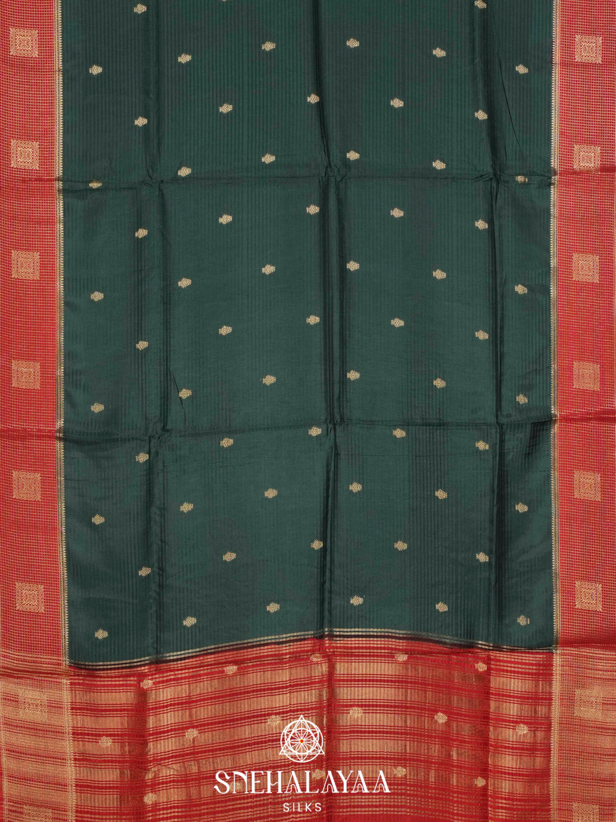 forest Green  Banaras Saree