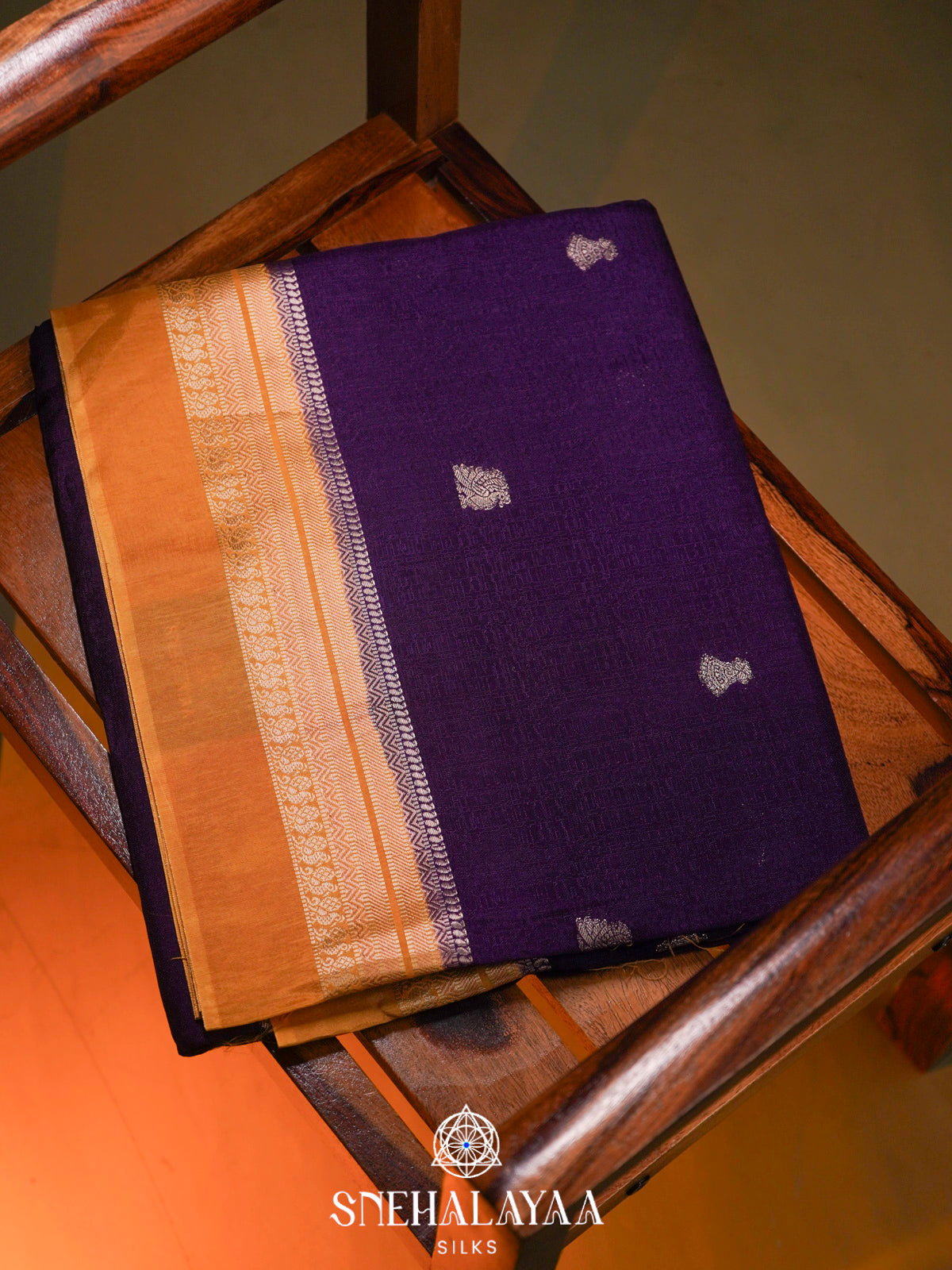 Purple  Banaras Saree