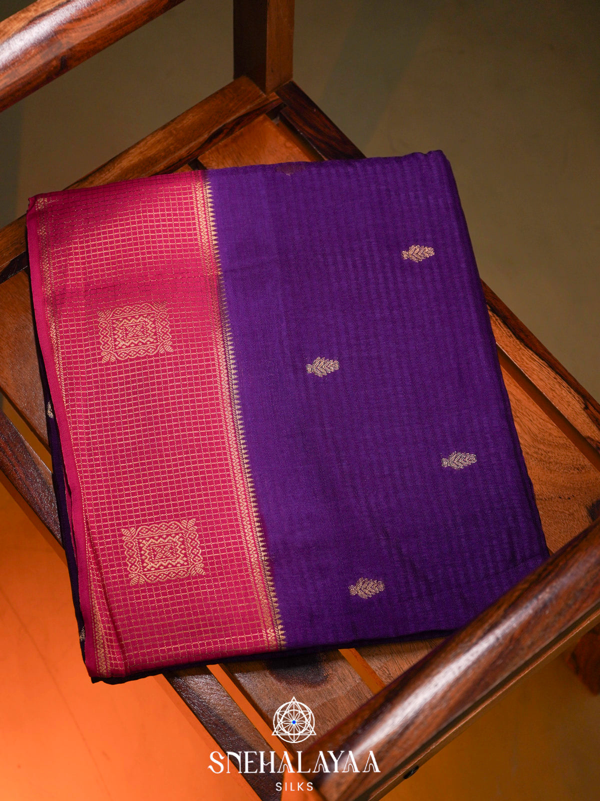 Purple  Banaras Saree