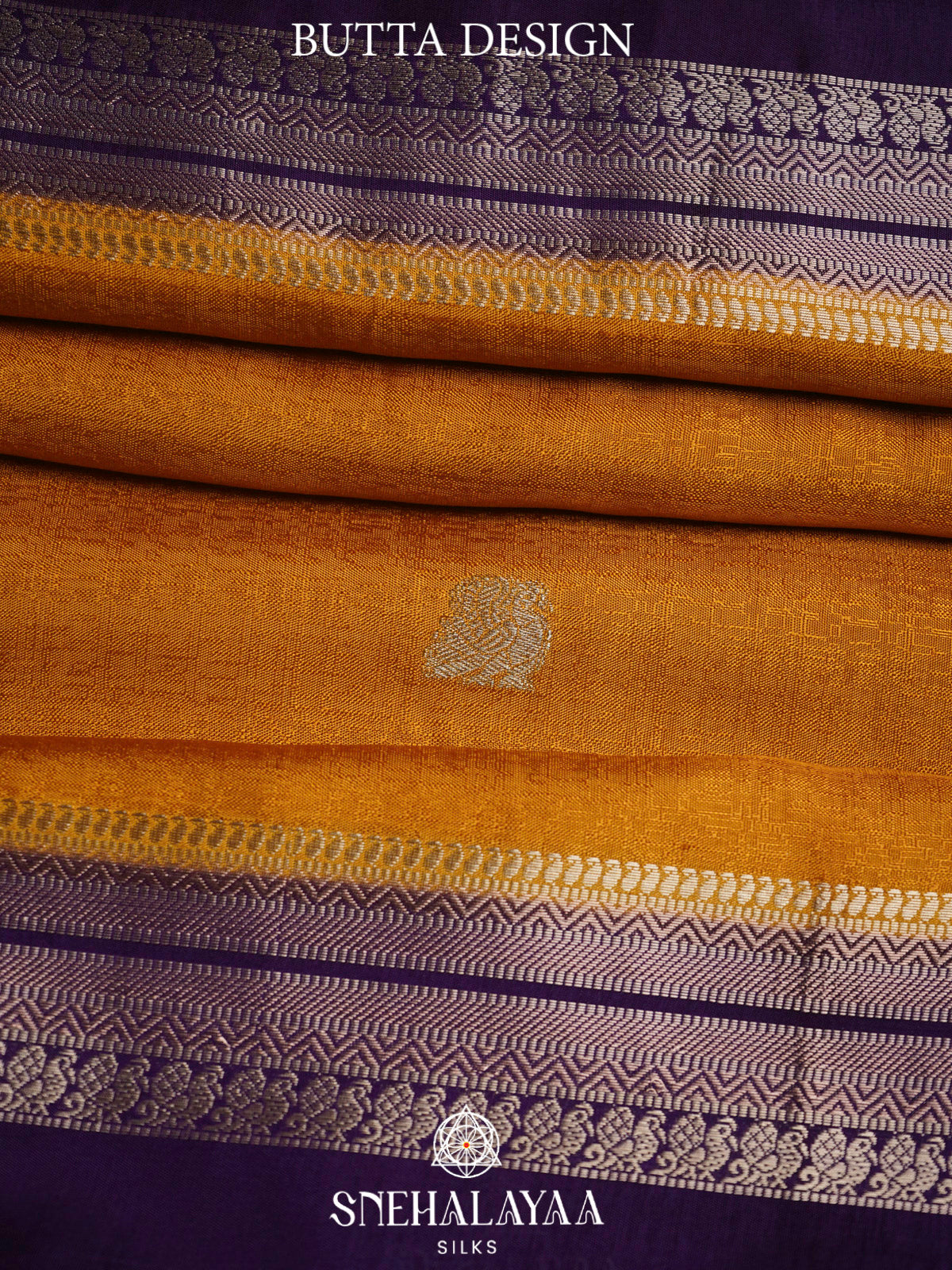 Mango Yellow  Banaras Saree