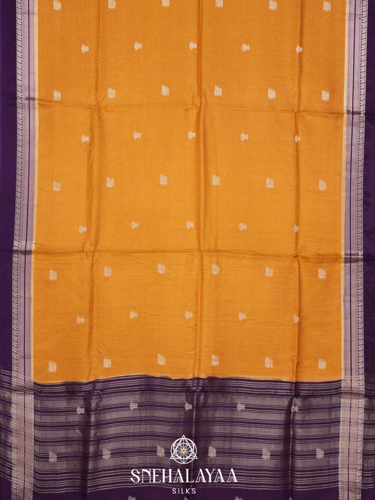 Mango Yellow  Banaras Saree